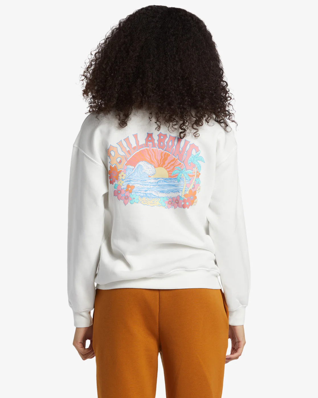 Billabong Paradise Feels Sweatshirt - Salt Crystal -Biliabong Outlet