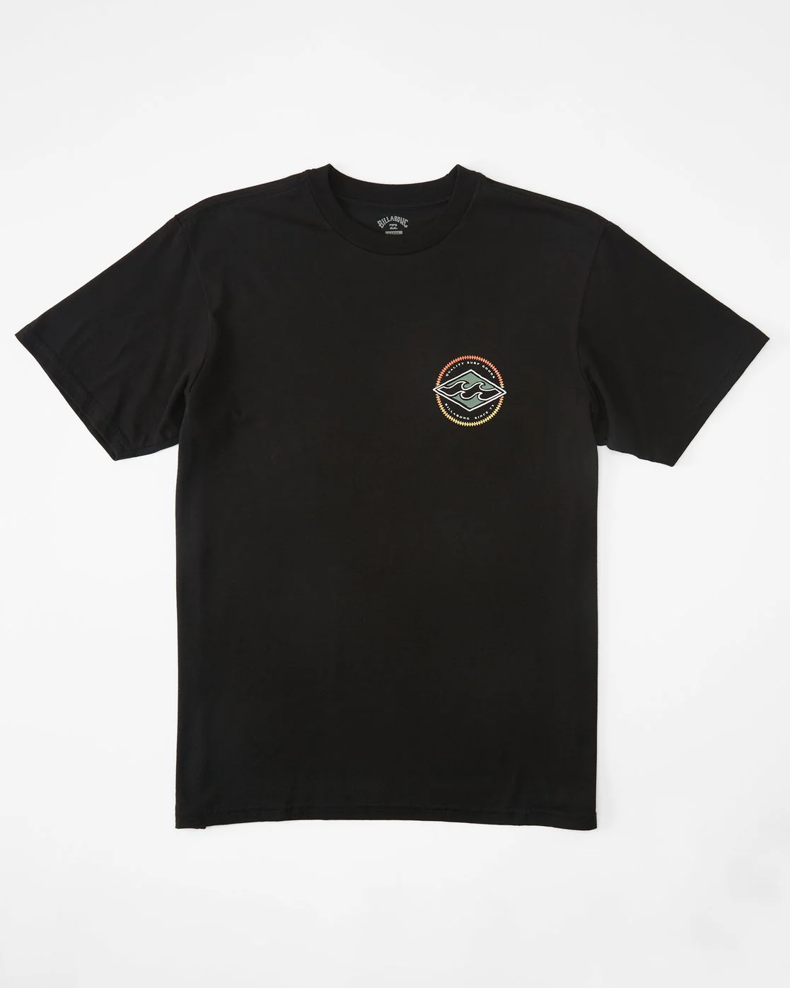 Billabong Rotor Diamond Short Sleeve T-Shirt - Black -Biliabong Outlet