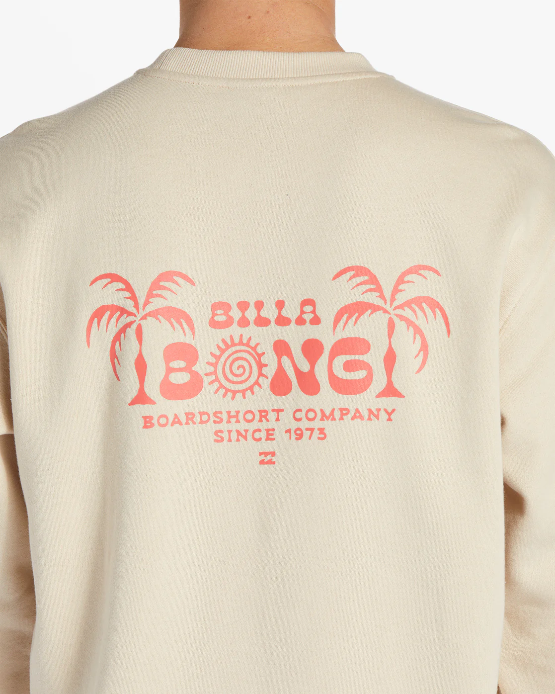 Billabong Short Sands Crew Sweatshirt - Chino -Biliabong Outlet