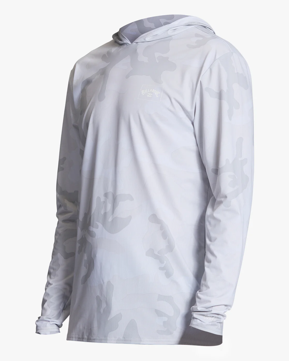 Billabong Arch Mesh Hooded Upf 50 Long Sleeve Rashguard - White Camo -Biliabong Outlet