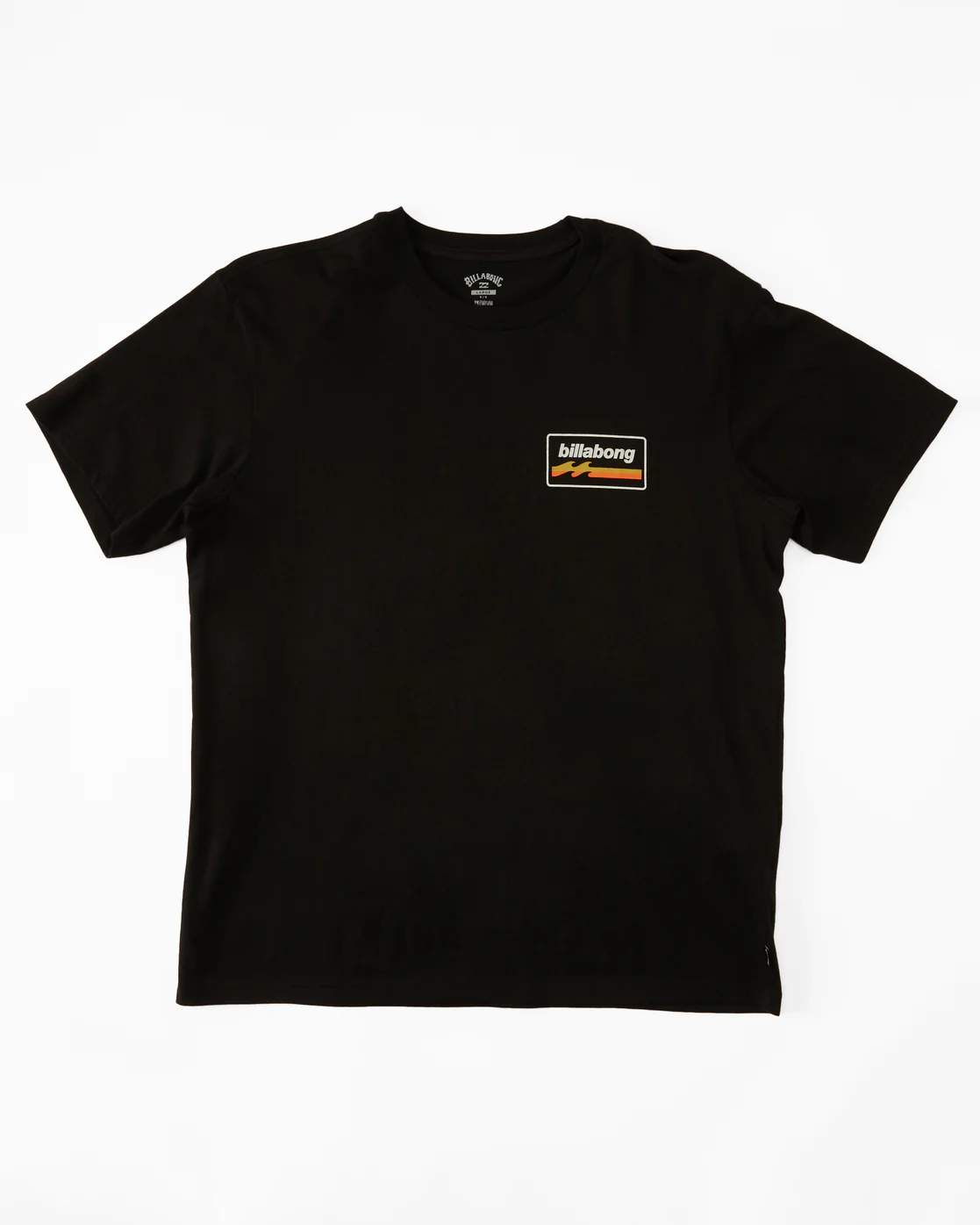 Billabong Walled Short Sleeve T-Shirt - Black -Biliabong Outlet
