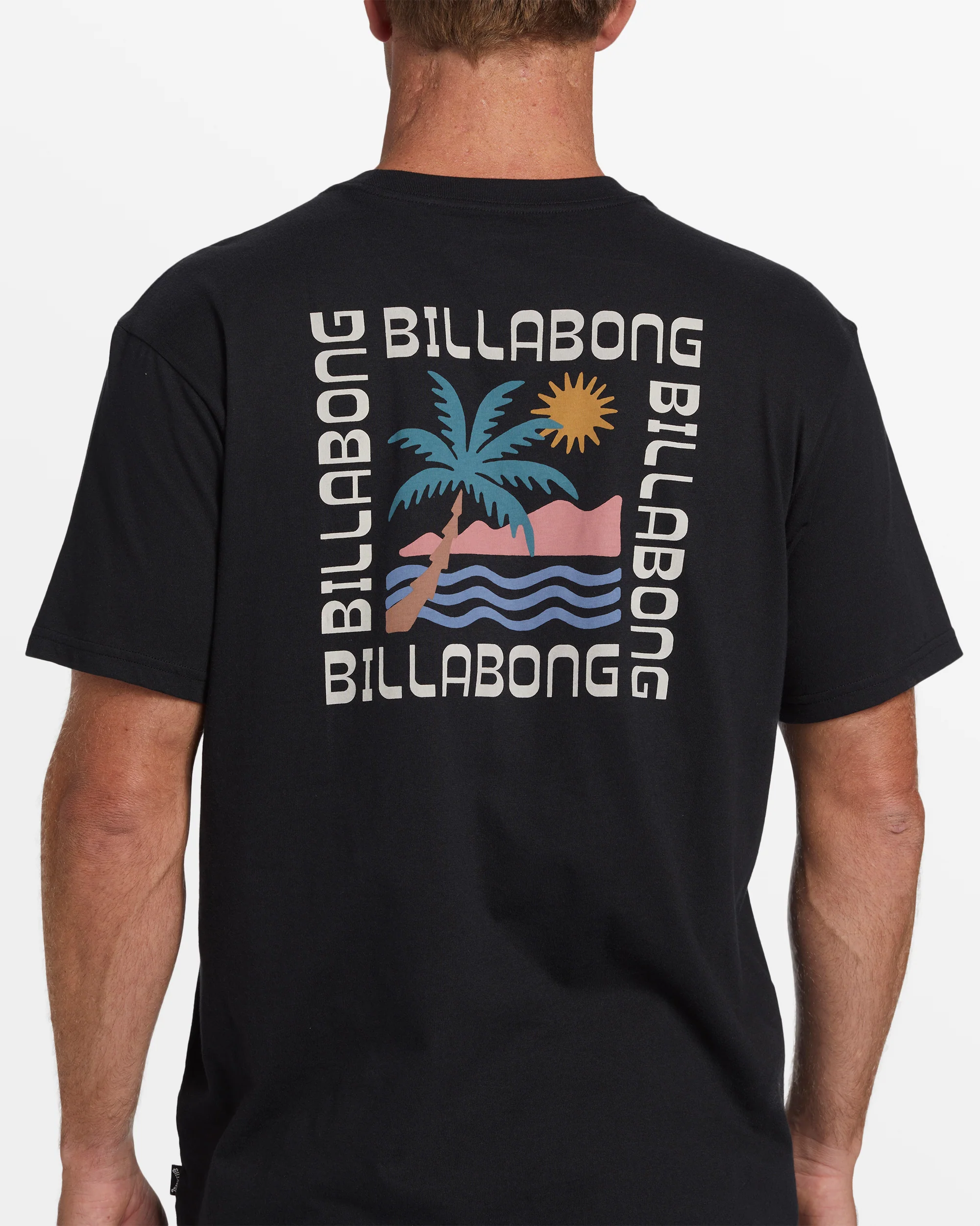 Billabong Troppo Pocket T-Shirt - Black -Biliabong Outlet