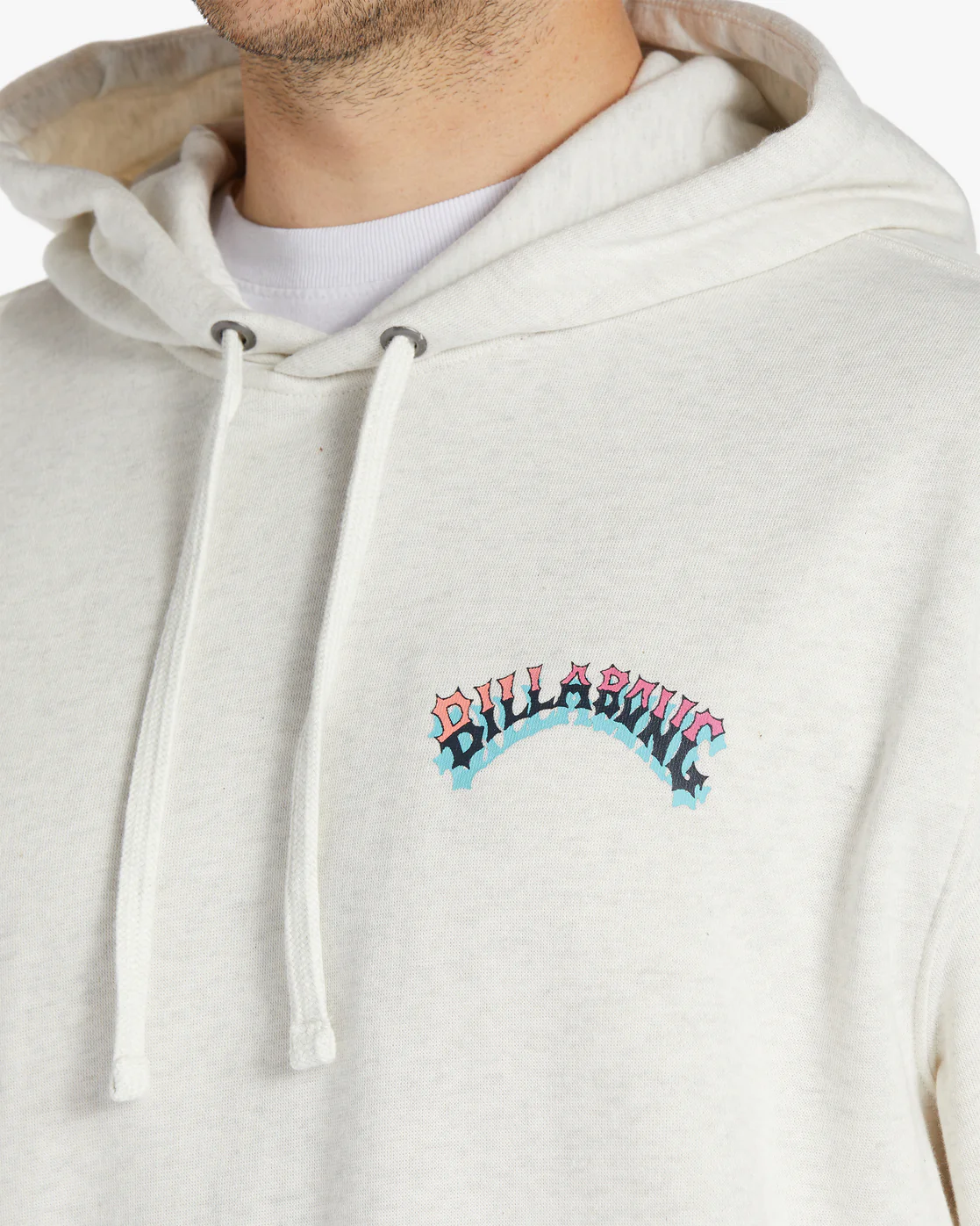 Billabong Short Sands Pullover Sweatshirt - Light Grey Heather -Biliabong Outlet