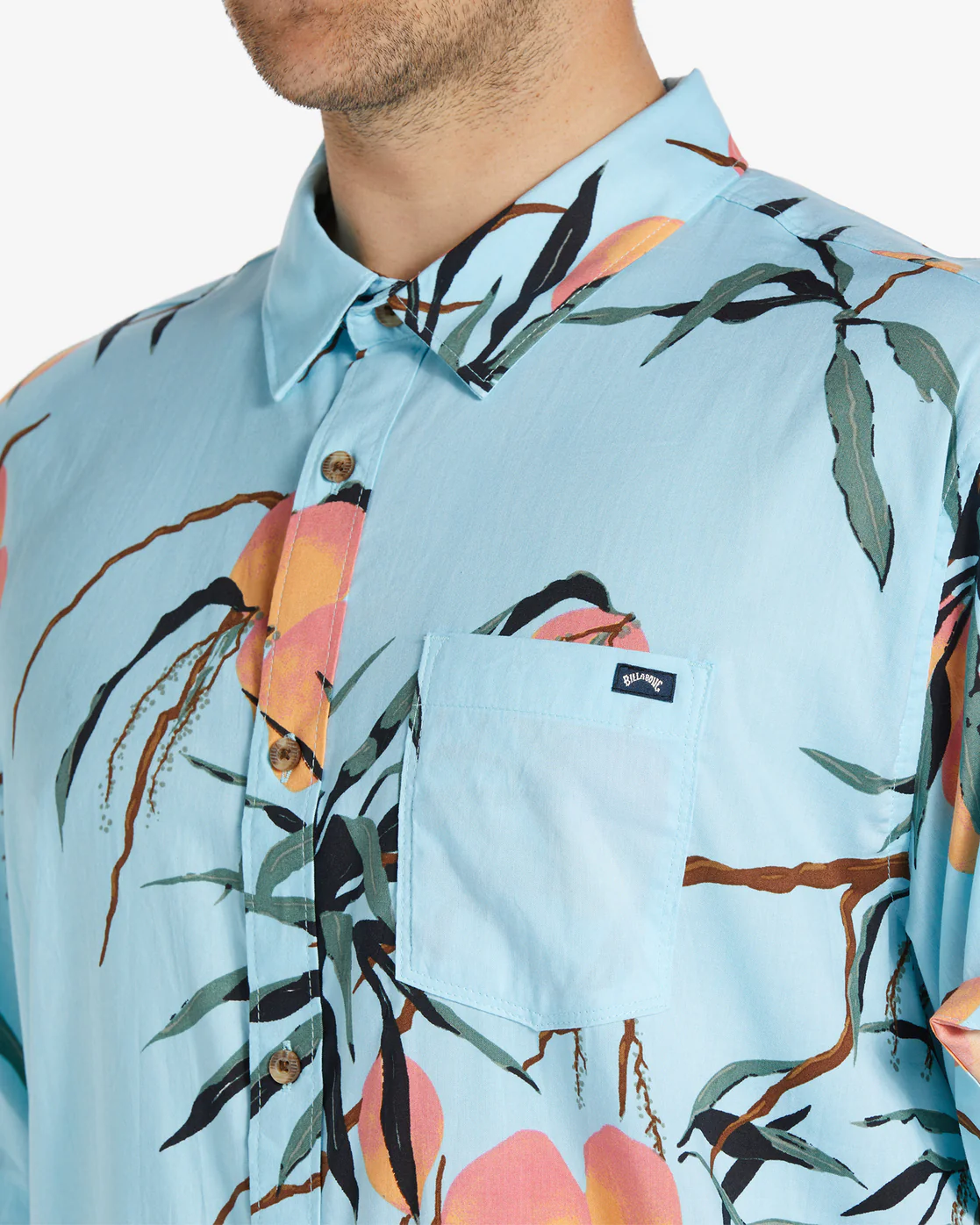 Billabong Sundays Short Sleeve Shirt - Tide Pool -Biliabong Outlet