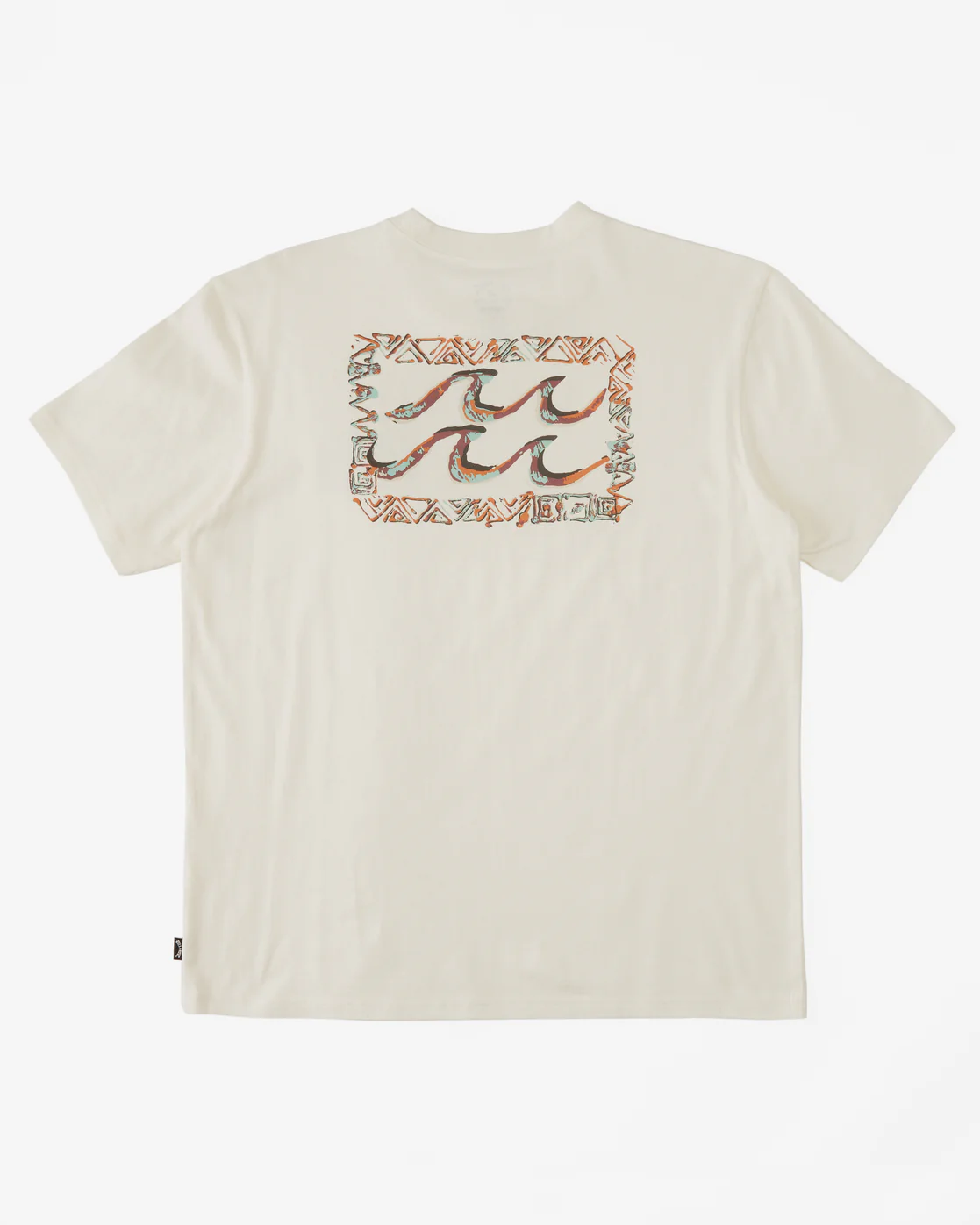 Billabong Traces Short Sleeve T-Shirt - Off White -Biliabong Outlet
