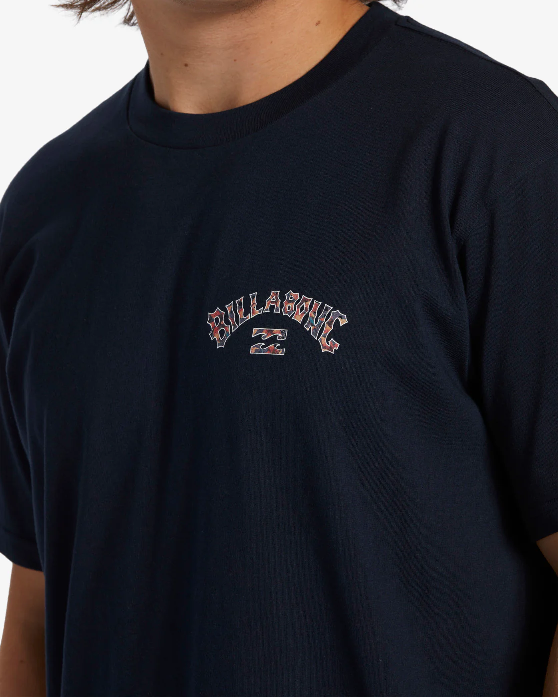 Billabong Arch Fill Short Sleeve T-Shirt - Navy -Biliabong Outlet