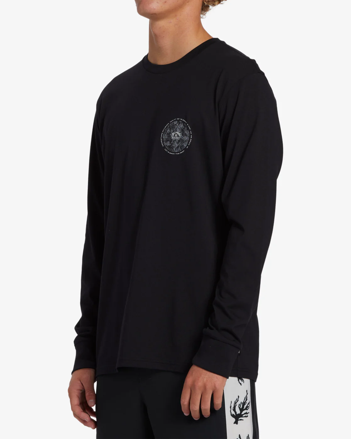 Billabong Coral Gardeners Restore Long Sleeve T-Shirt - Black -Biliabong Outlet