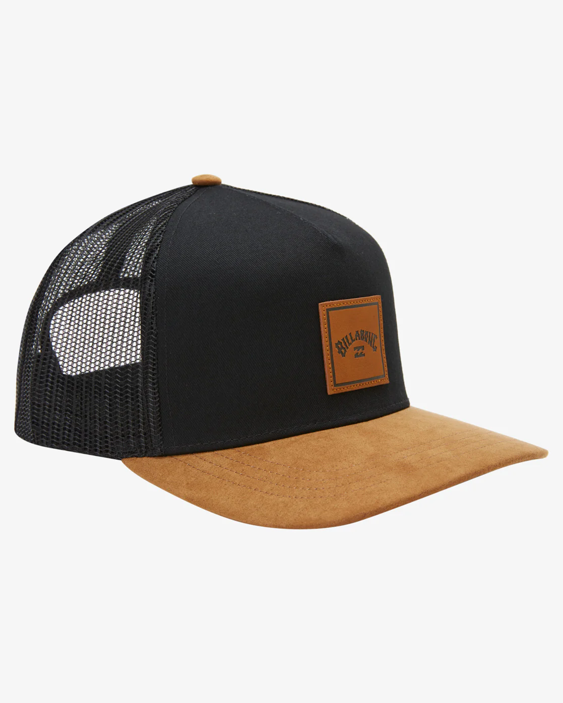 Billabong Stacked Trucker Hat - Black/Tan -Biliabong Outlet