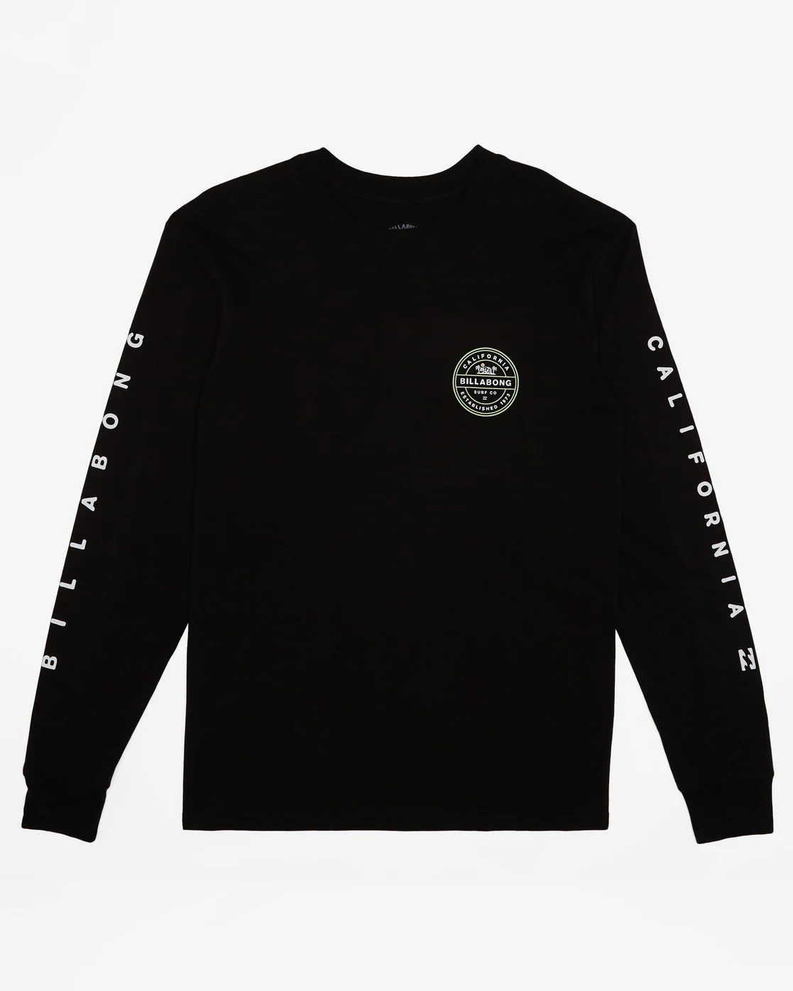 Billabong Rotor California Long Sleeve T-Shirt - Black -Biliabong Outlet