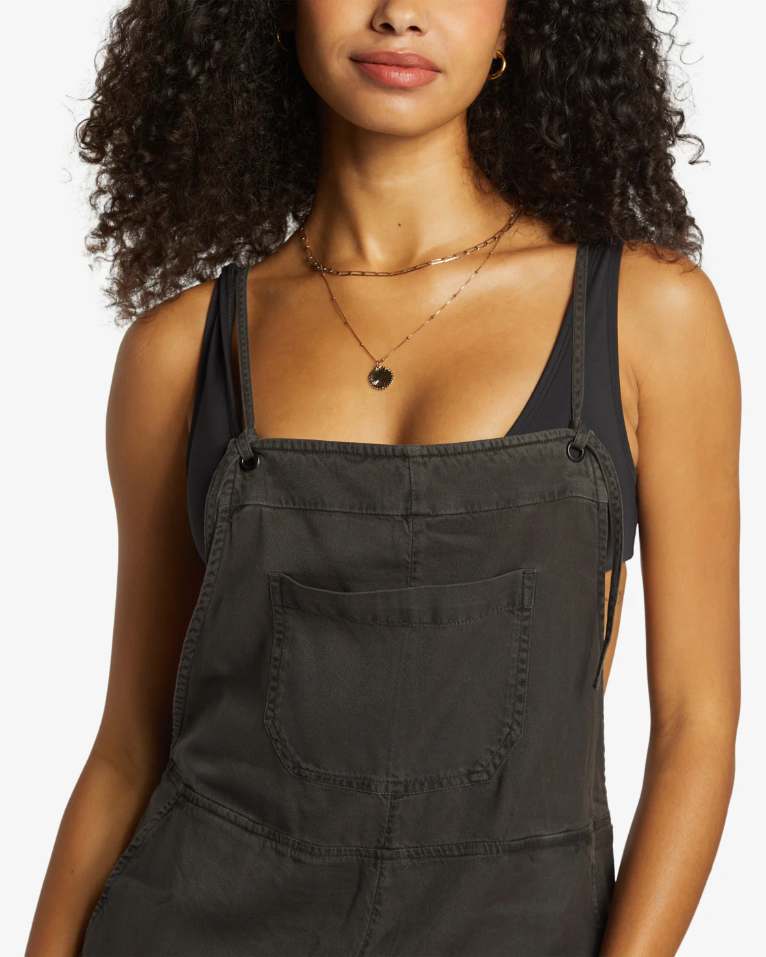 Billabong Wild Pursuit Romper - Off Black -Biliabong Outlet