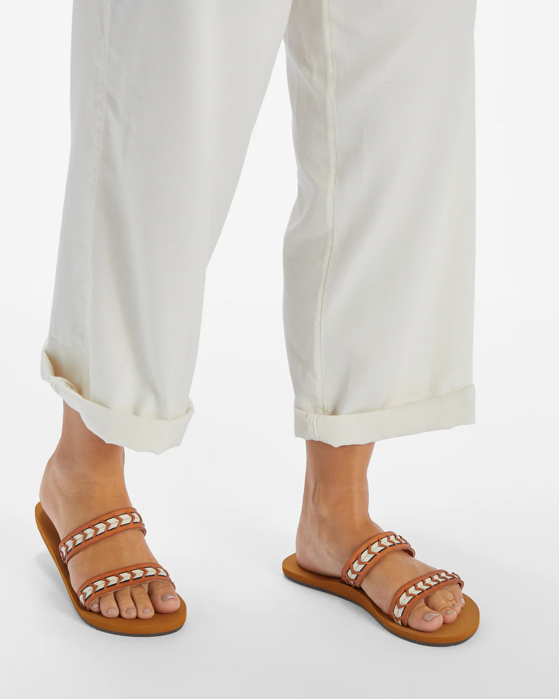 Billabong Nori Slider Sandals - Black/Tan -Biliabong Outlet