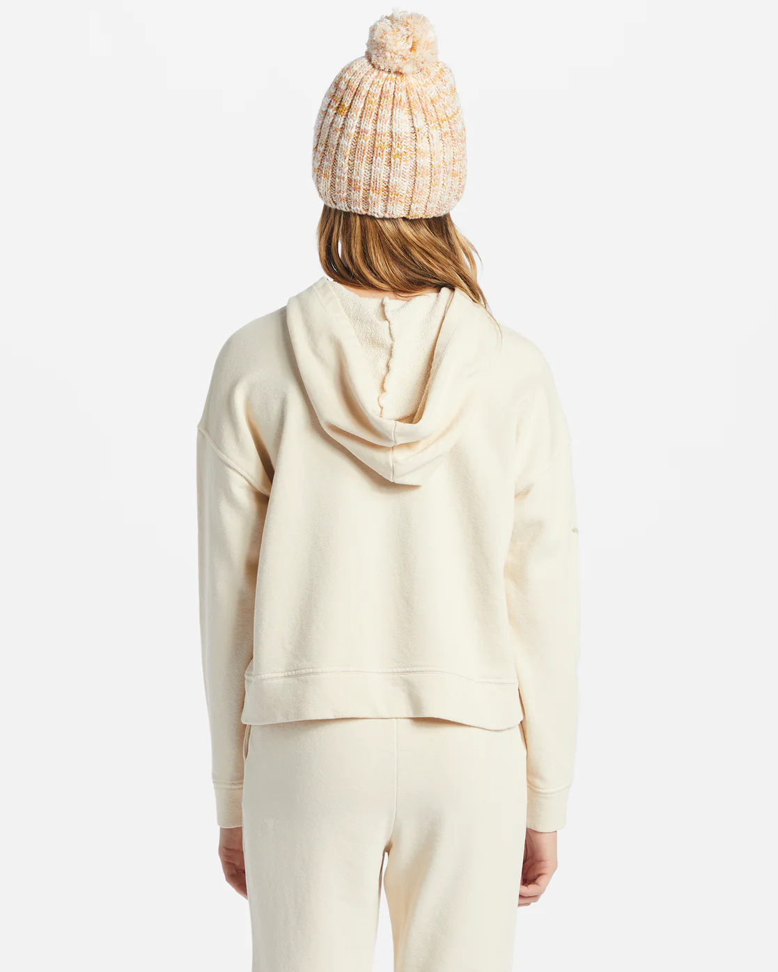Billabong Girls Perfect Weekend Mini Crew Neck Sweatshirt - White Cap -Biliabong Outlet
