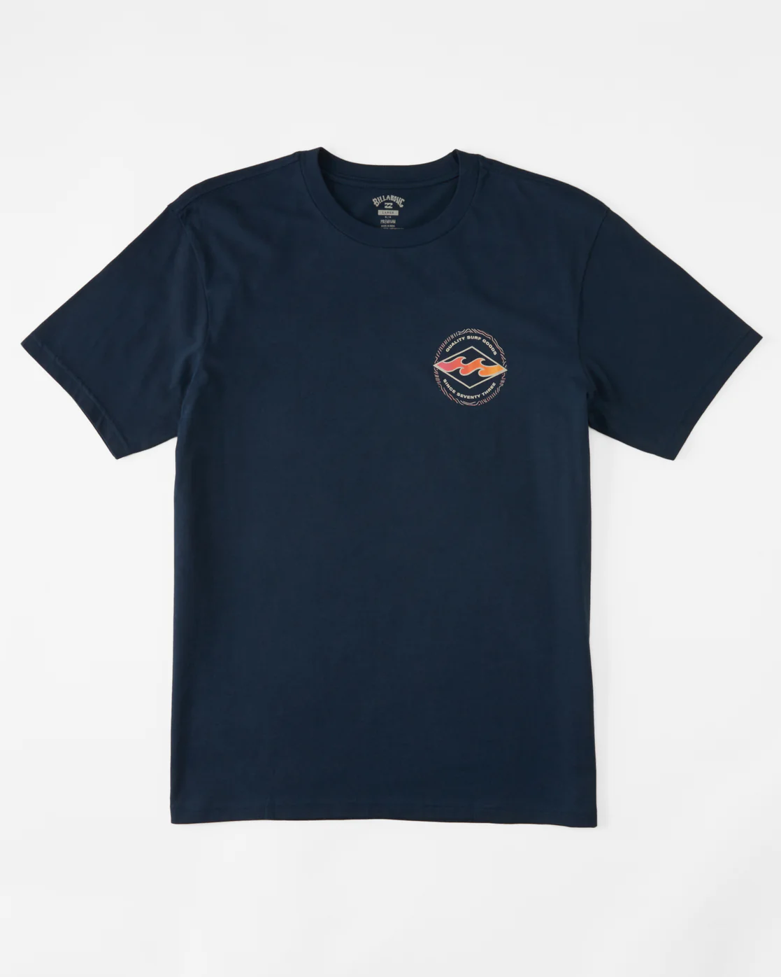 Billabong Rotor Diamond Short Sleeve T-Shirt - Dark Blue -Biliabong Outlet