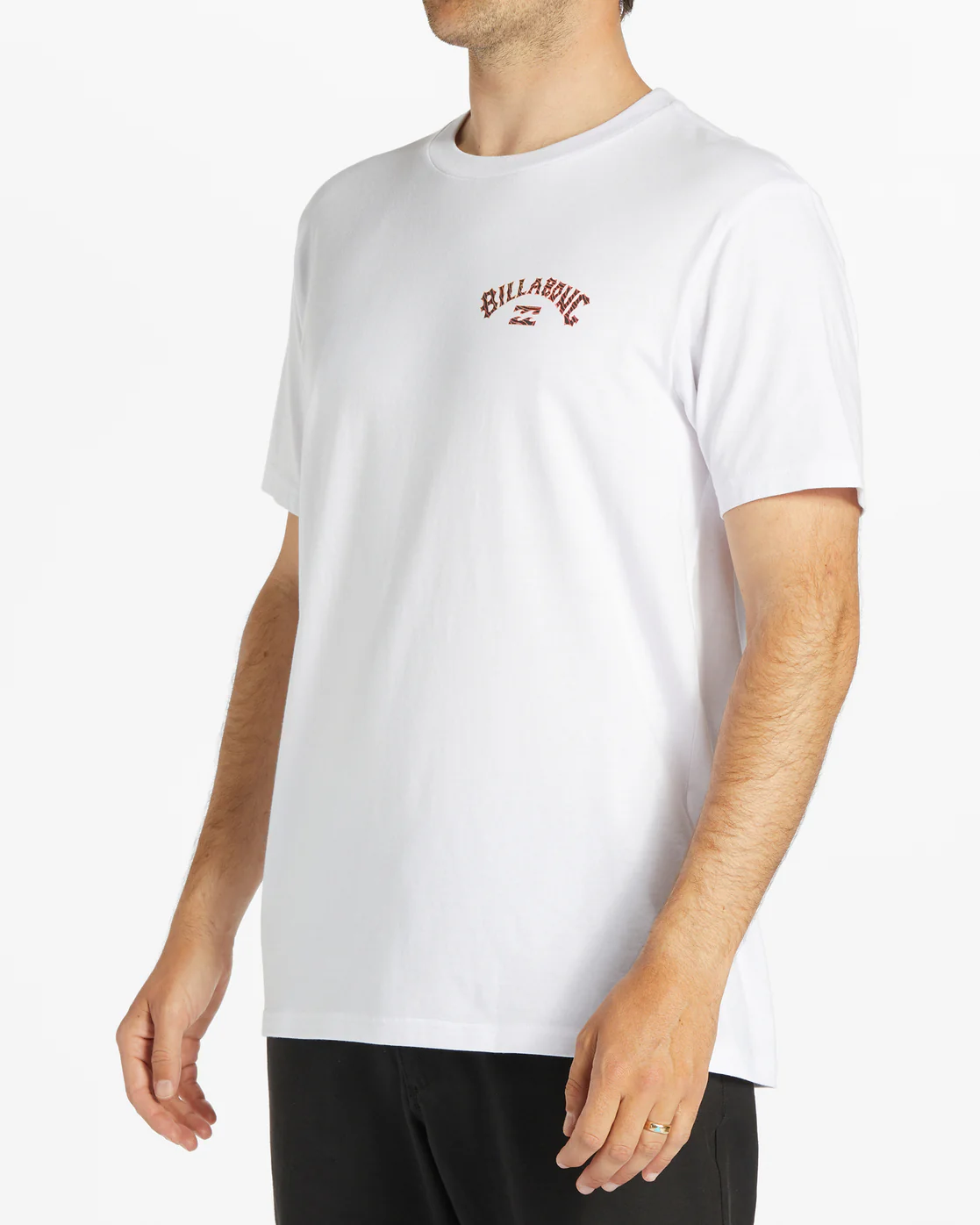 Billabong Arch Fill Short Sleeve T-Shirt - White -Biliabong Outlet