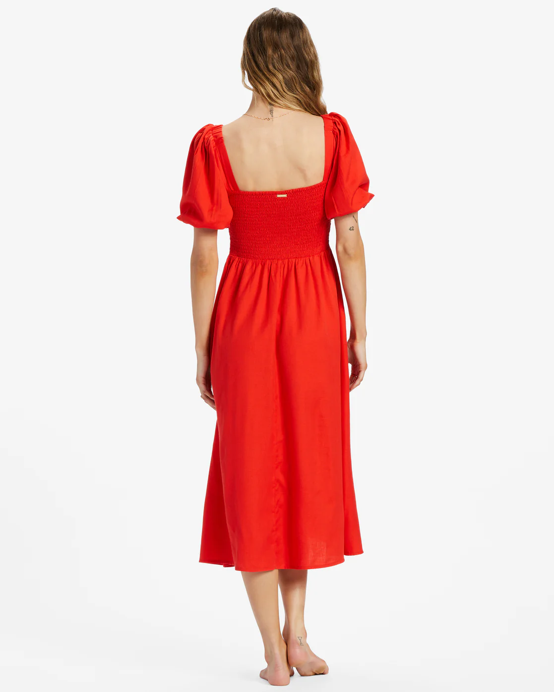 Billabong Lovers Lane Dress - Rad Red -Biliabong Outlet