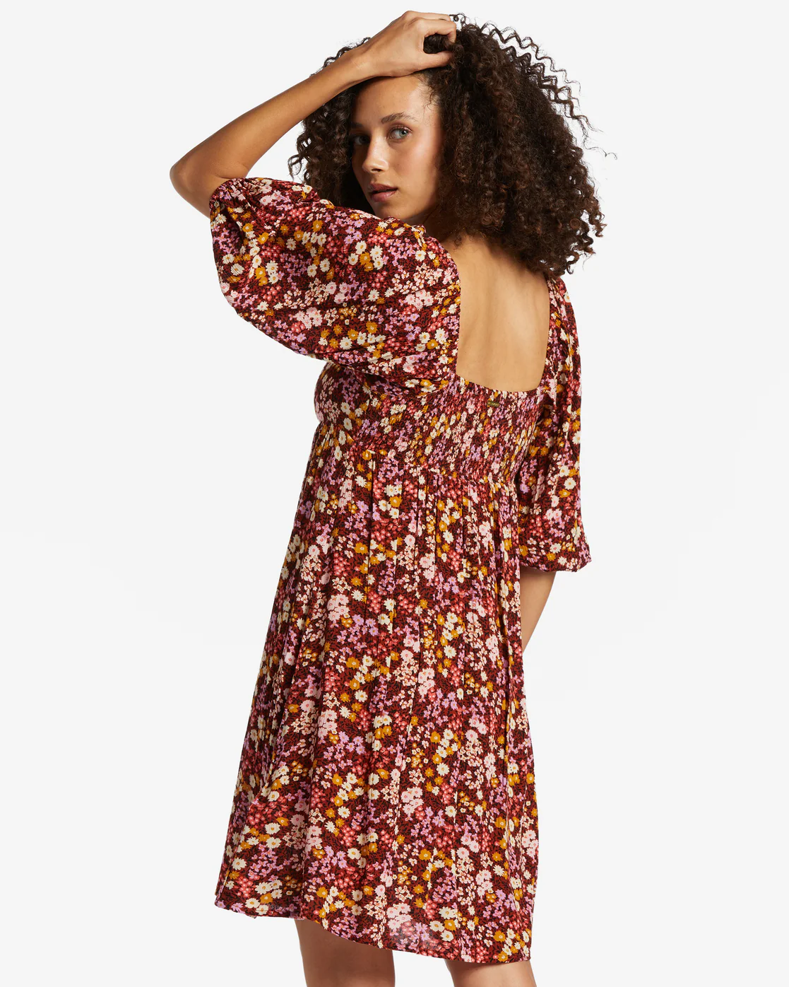 Billabong Swept Away Again Dress - Deep Sienna -Biliabong Outlet