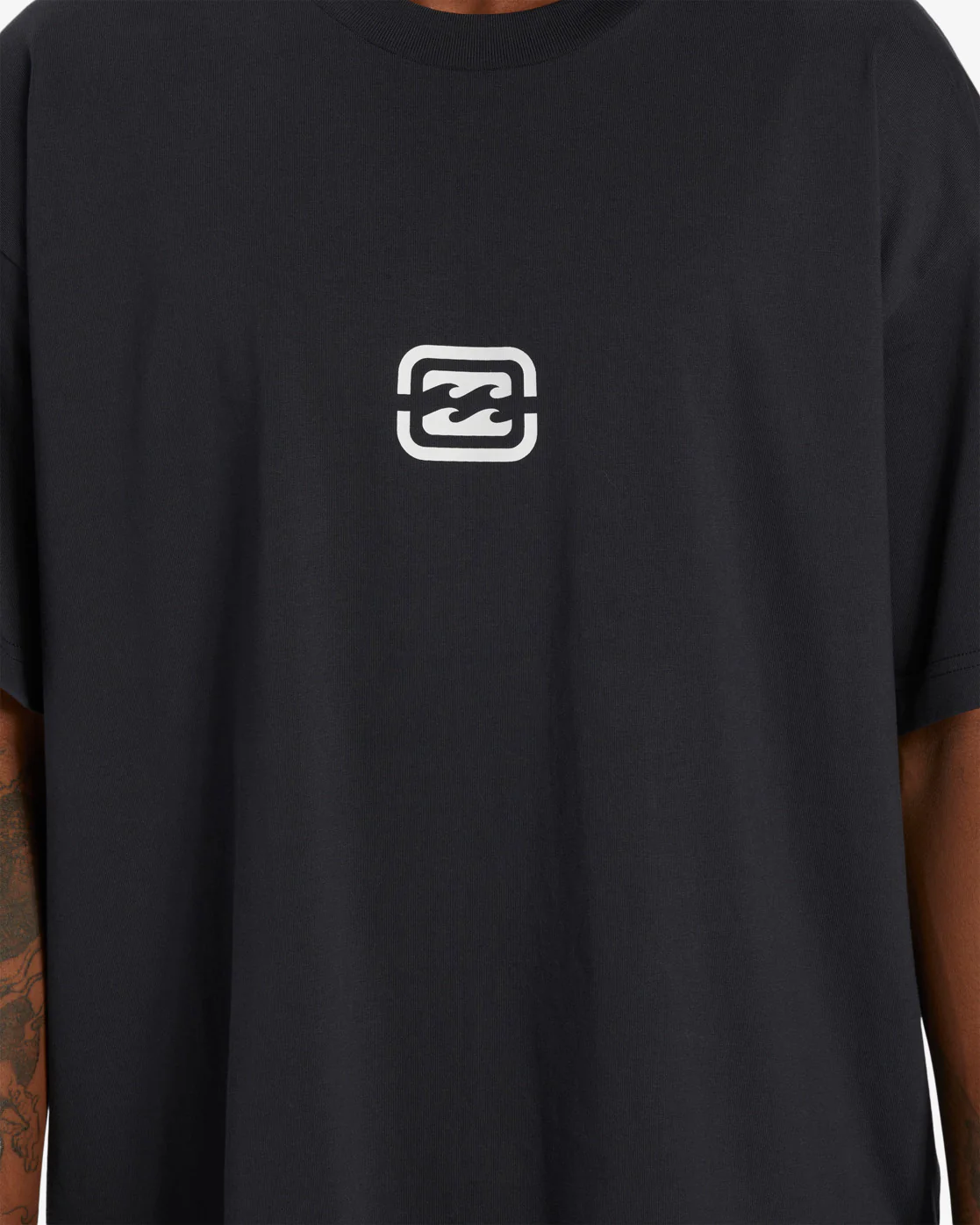 Billabong Bracket Wave OG Short Sleeve T-Shirt - Washed Black -Biliabong Outlet