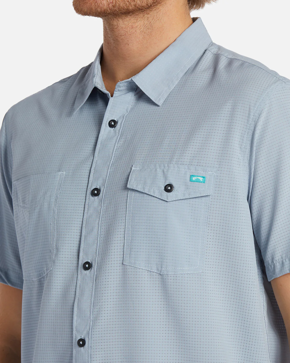 Billabong A/Div Surftrek Perf Short Sleeve Shirt - Mist -Biliabong Outlet
