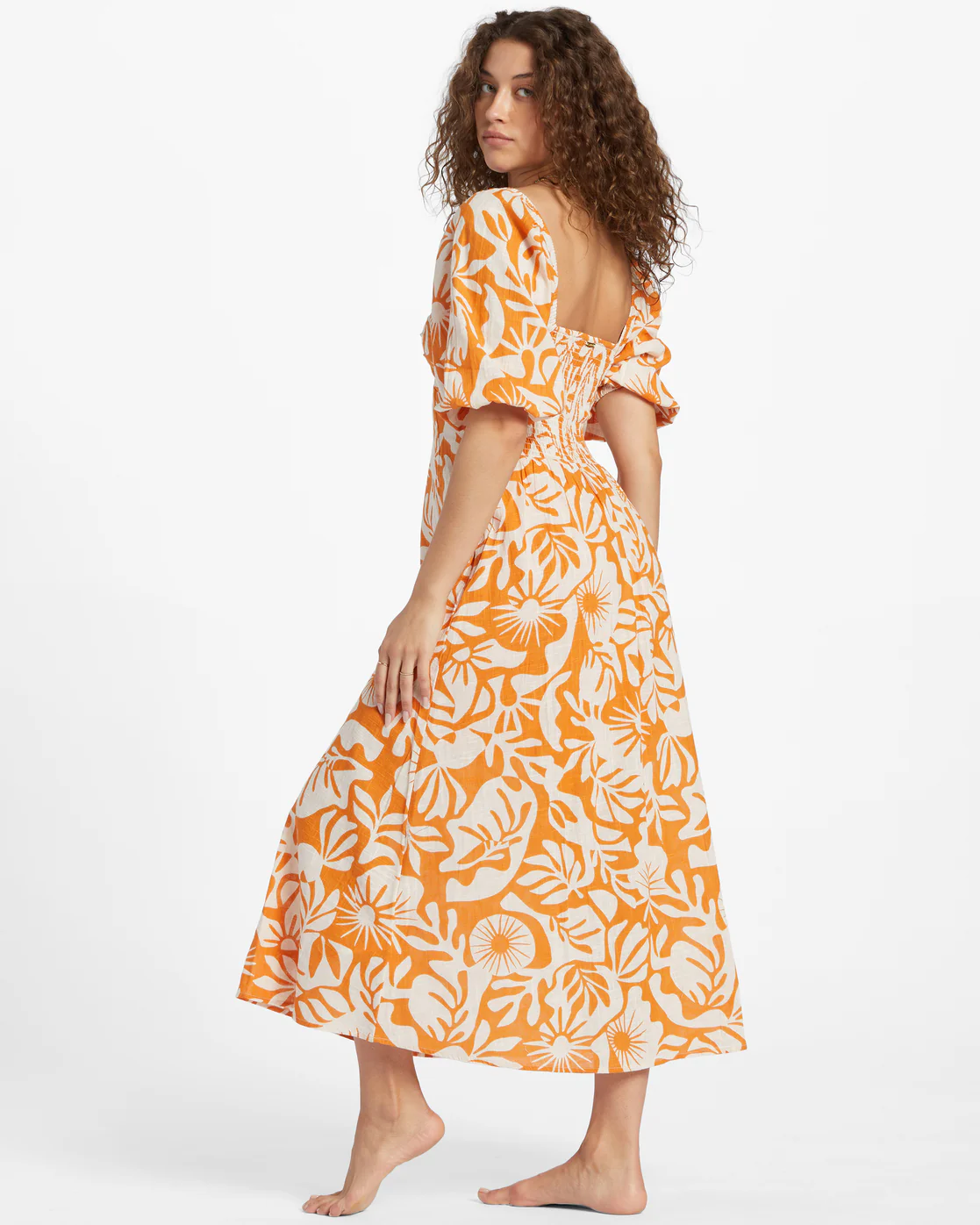 Billabong Paradise Cove 2 Dress - Dried Mango -Biliabong Outlet