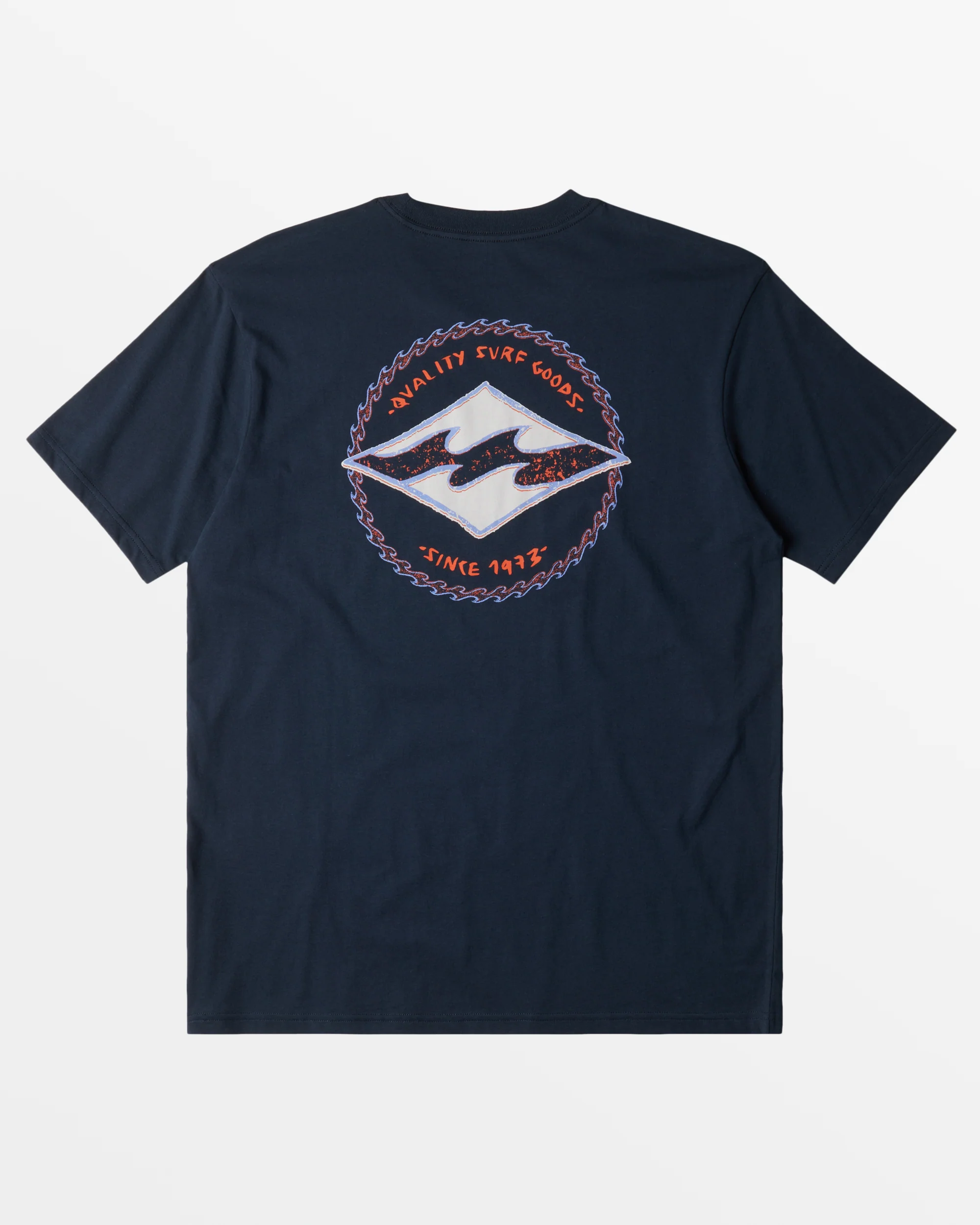Billabong Boy's Rotor Diamond T-Shirt - Navy -Biliabong Outlet