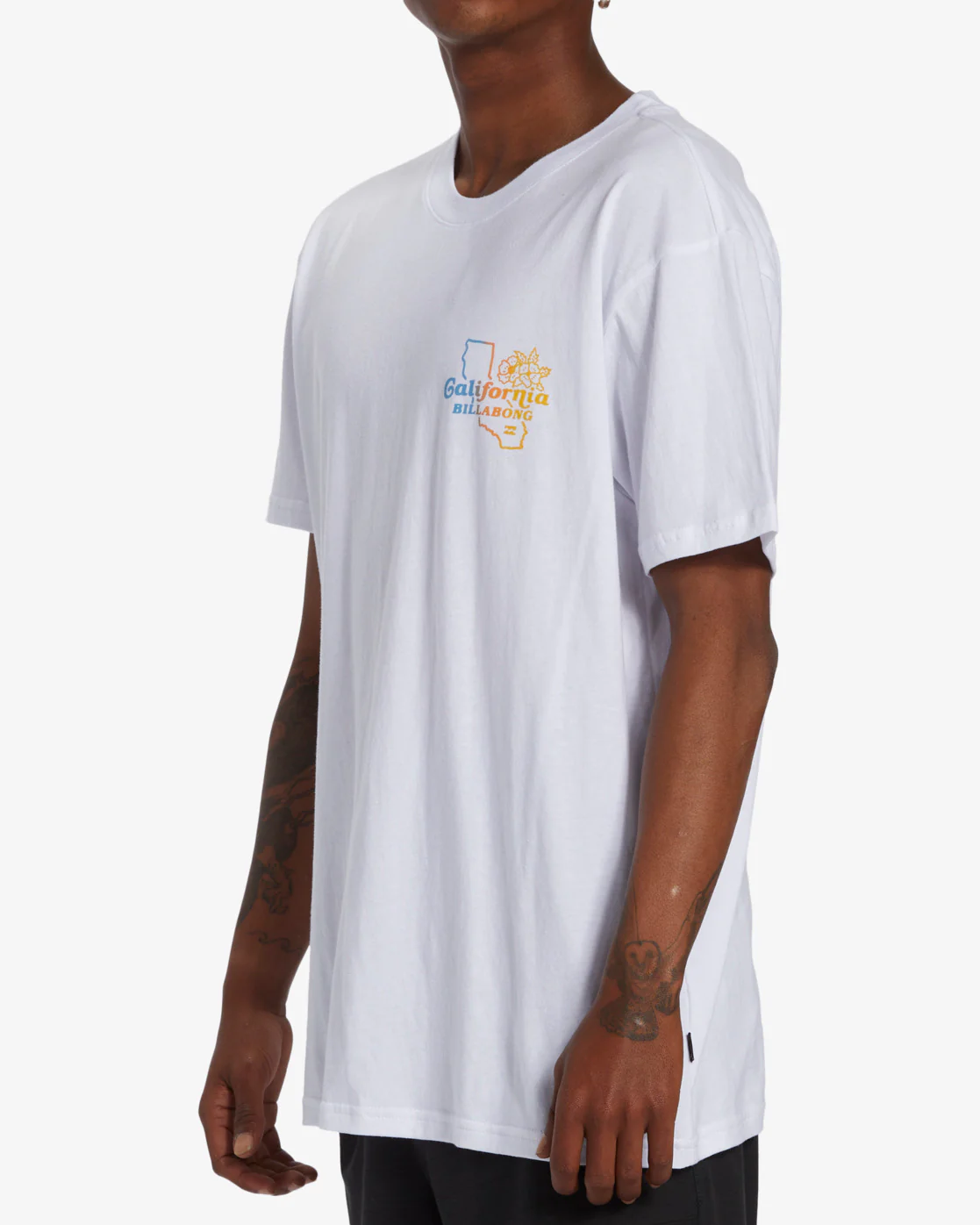 Billabong Handkie California Short Sleeve T-Shirt - White -Biliabong Outlet