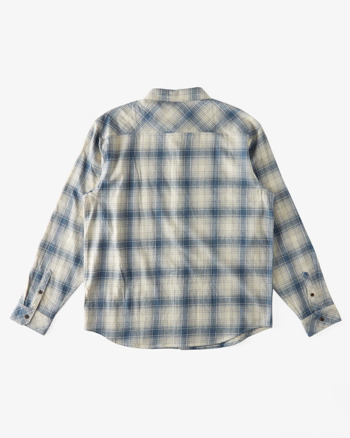 Billabong Coastline Flannel Long Sleeve Shirt - Oyster -Biliabong Outlet