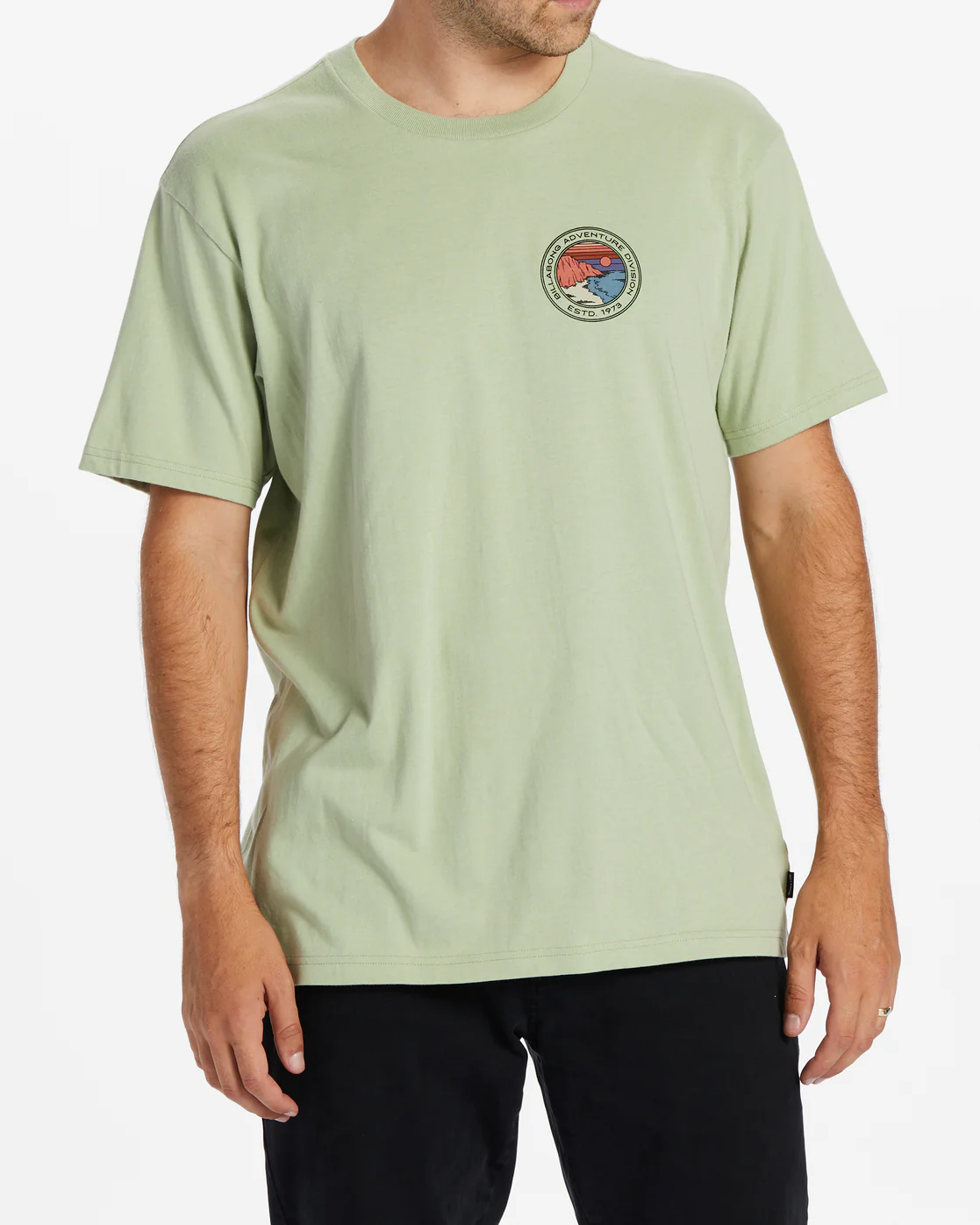 Billabong Rockies T-Shirt - Light Sage -Biliabong Outlet