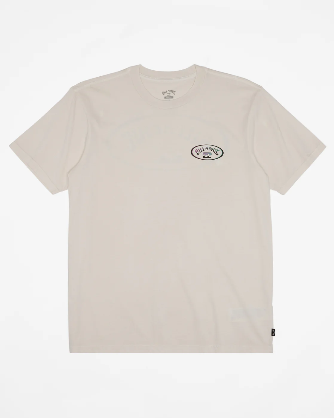 Billabong Crossboards Short Sleeve Wave Washed T-Shirt - Off White -Biliabong Outlet