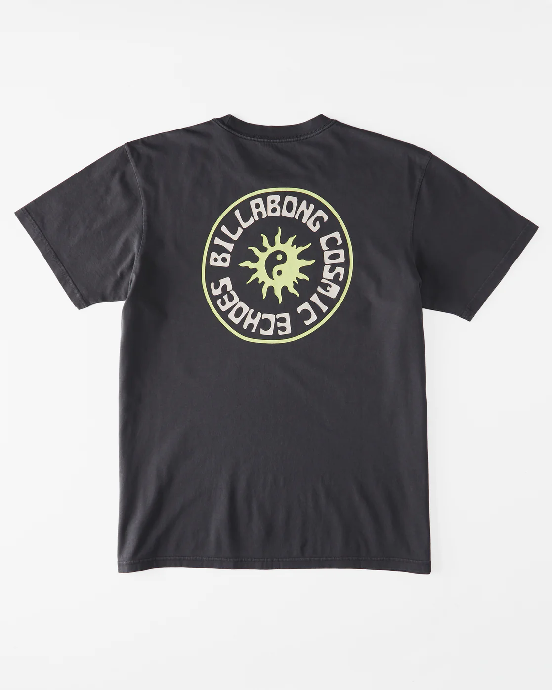 Billabong Worshipper Short Sleeve Wave Washed T-Shirt - Washed Black -Biliabong Outlet