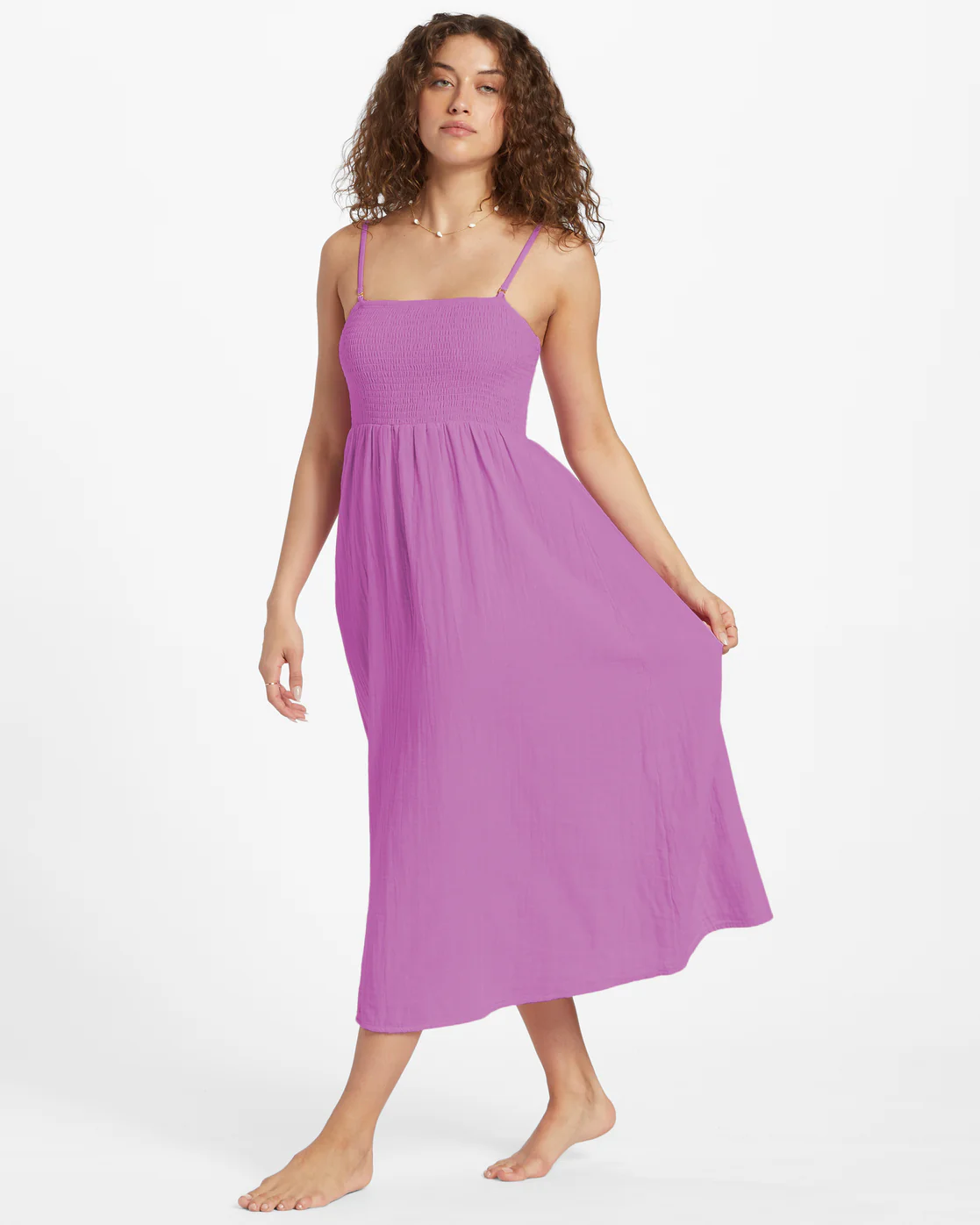 Billabong Off The Coast Dress - Lush Lilac -Biliabong Outlet