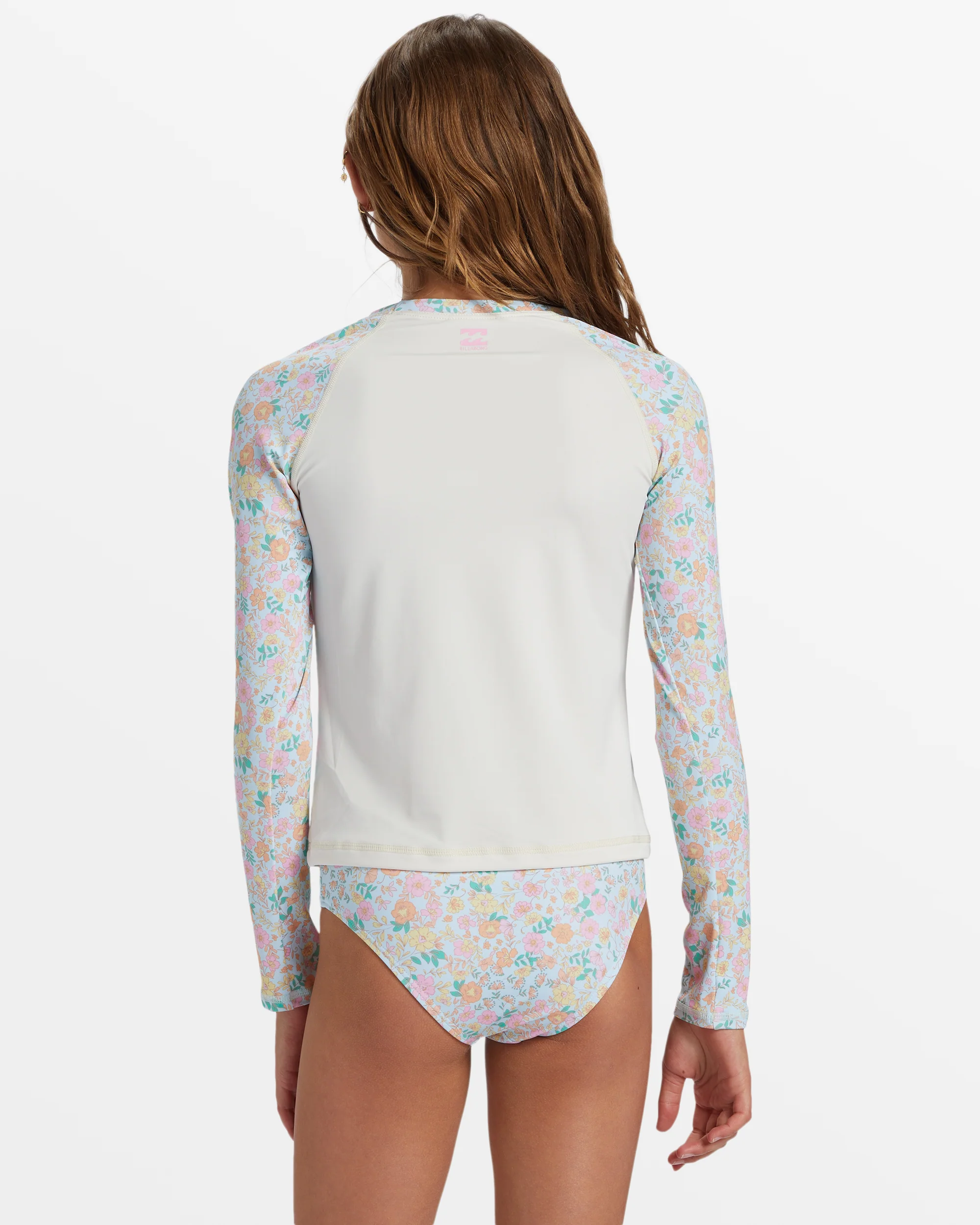 Billabong Girl's In My Dreams Long Sleeve Rashguard Set - Multi -Biliabong Outlet