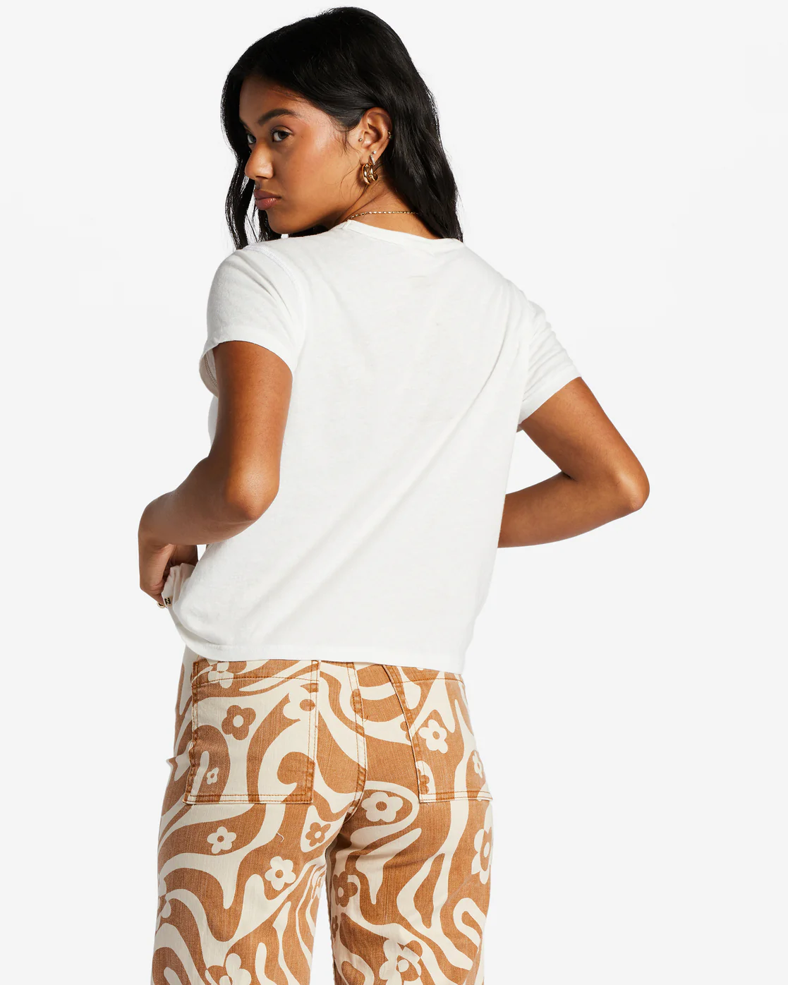 Billabong Better Then Basic Short Sleeve T-Shirt - Salt Crystal -Biliabong Outlet