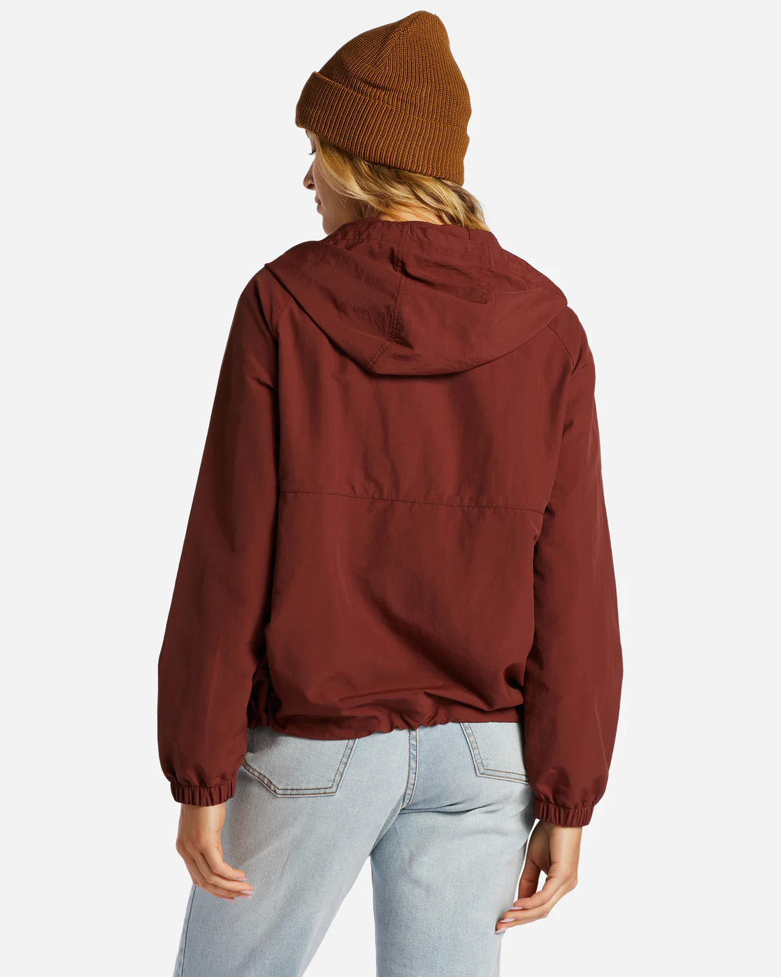 Billabong Trail Along Anorak Pullover Jacket - Rosewood -Biliabong Outlet
