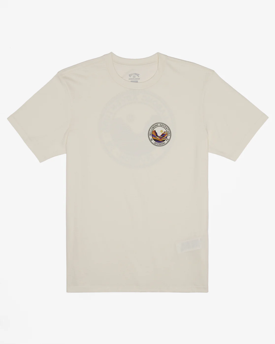 Billabong Rockies Short Sleeve T-Shirt - Off White -Biliabong Outlet