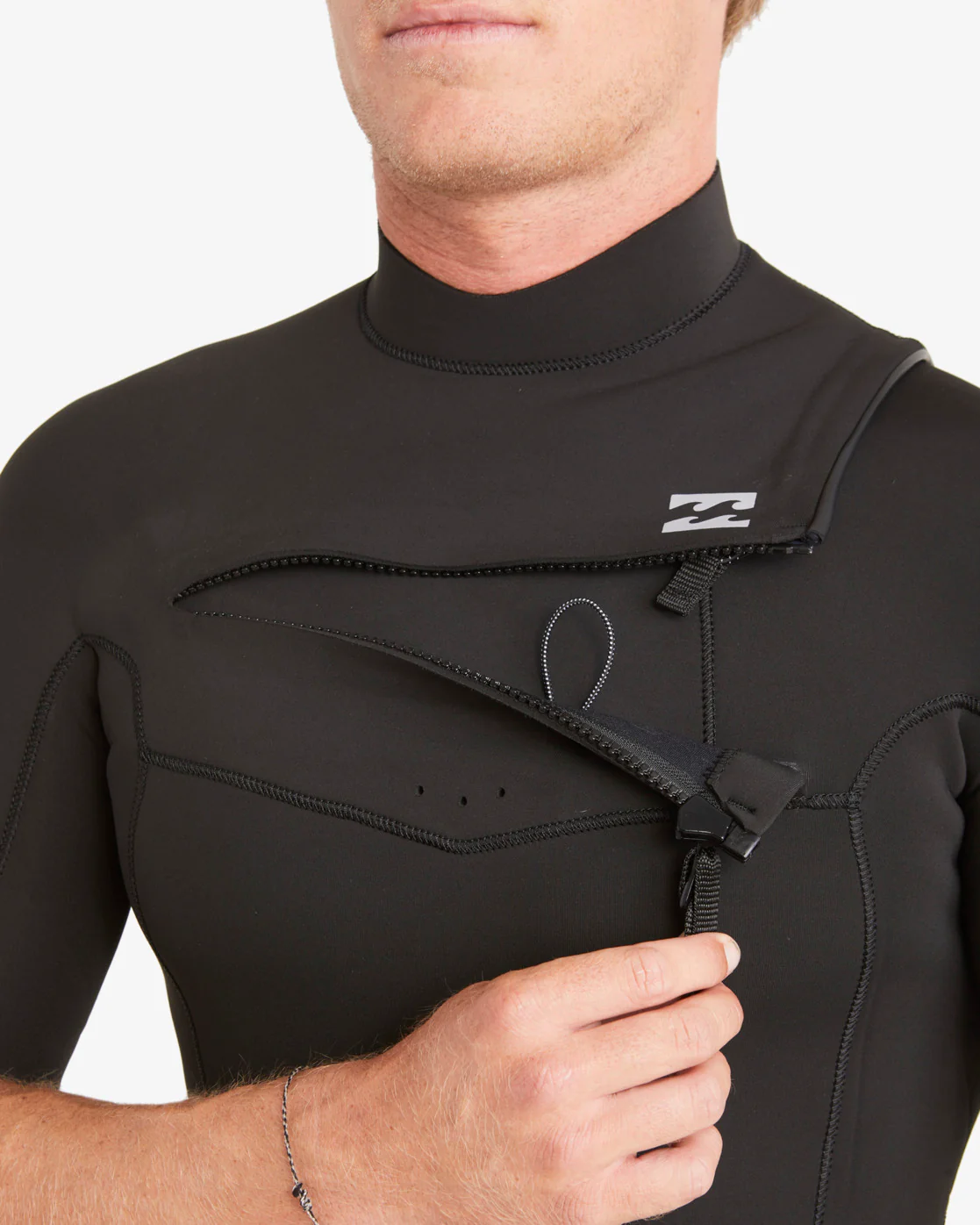 Billabong 2/2 Absolute Chest Zip Full Wetsuit - Black -Biliabong Outlet