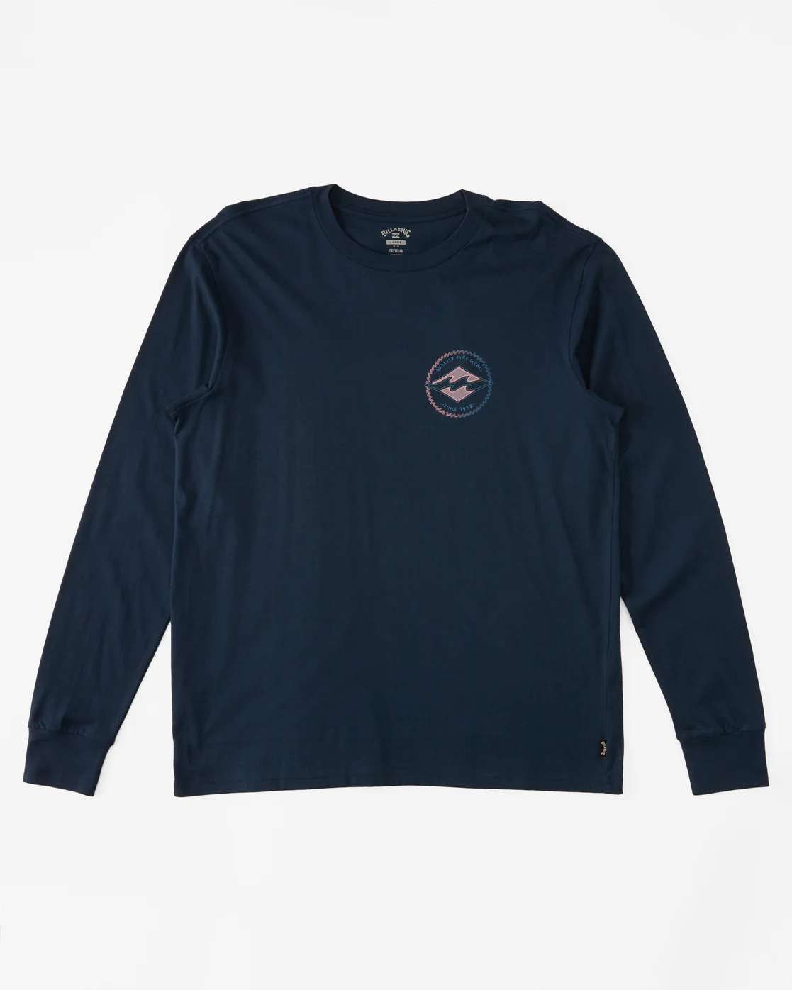 Billabong Rotor Diamond Long Sleeve T-Shirt - Dark Blue -Biliabong Outlet