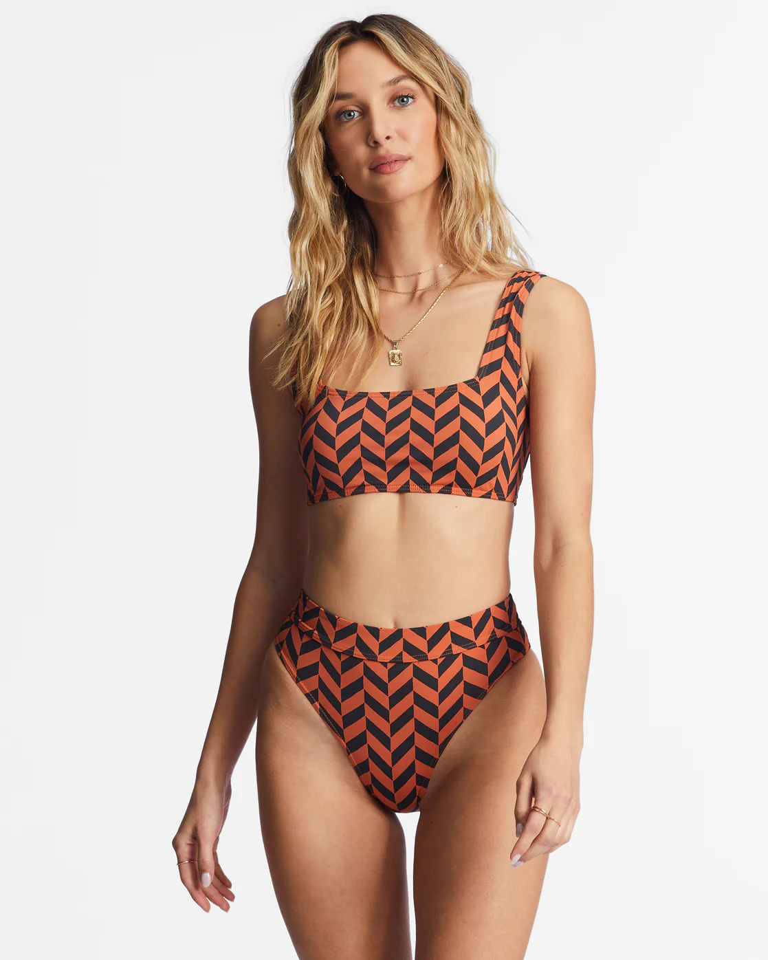 Billabong Cross Step Maui Rider Bikini Bottoms - Brick -Biliabong Outlet