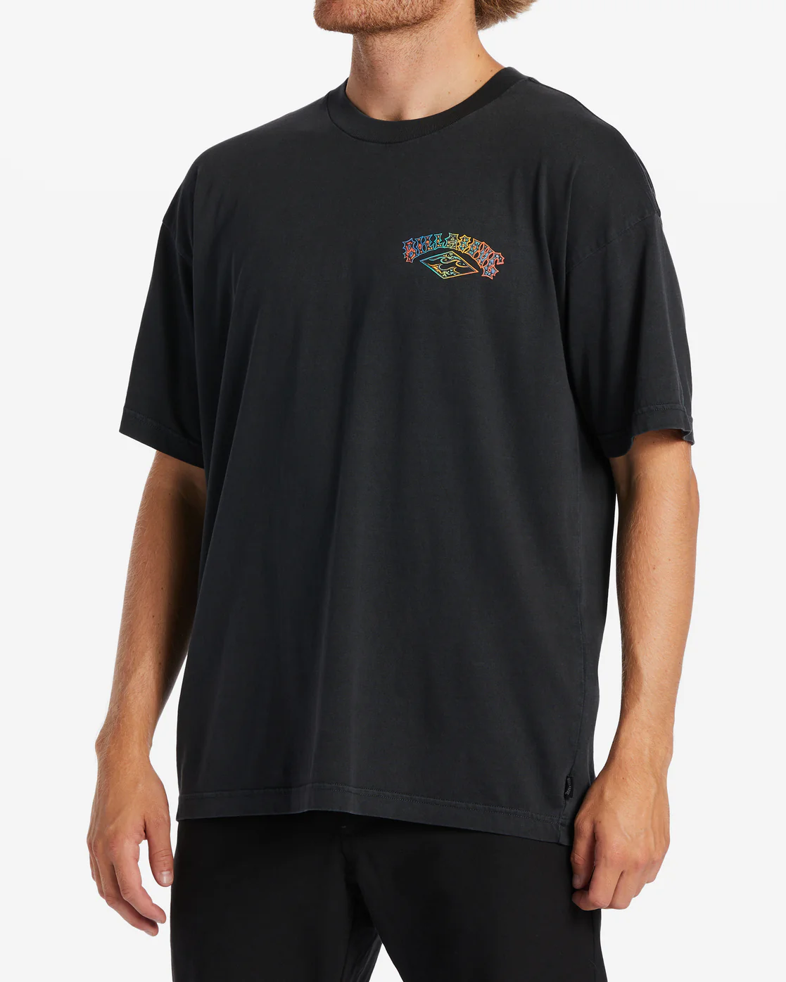 Billabong Arch Wave T-Shirt - Washed Black -Biliabong Outlet