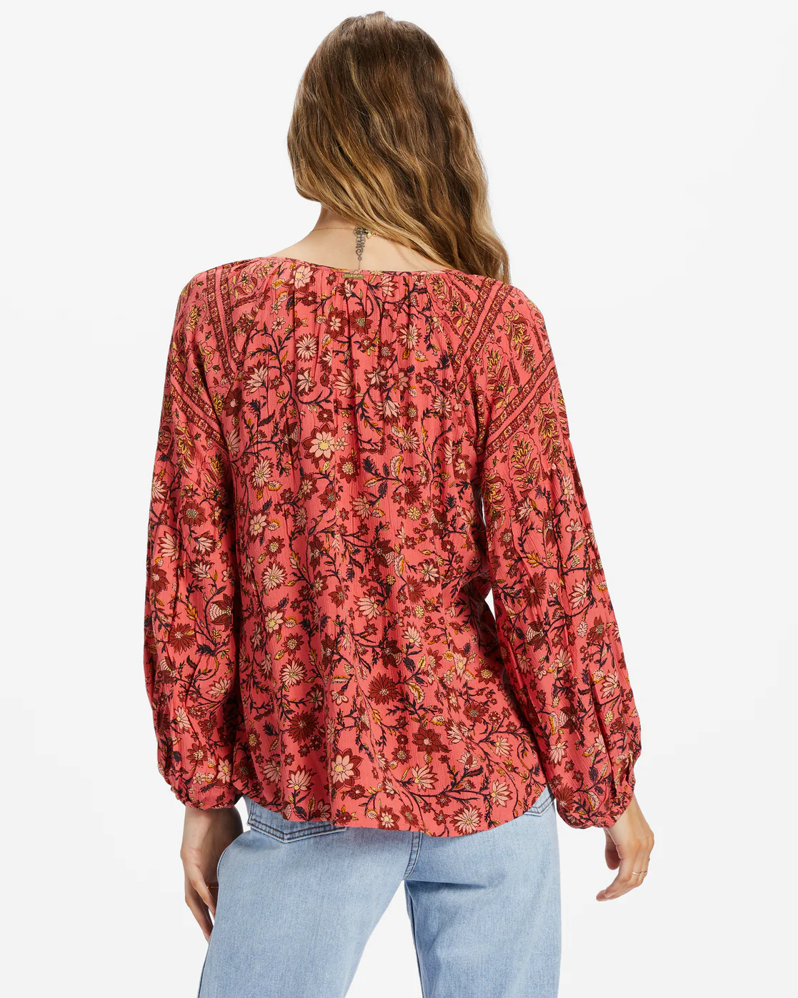 Billabong Shes A Dreamer Woven Shirt - Hibiscus -Biliabong Outlet