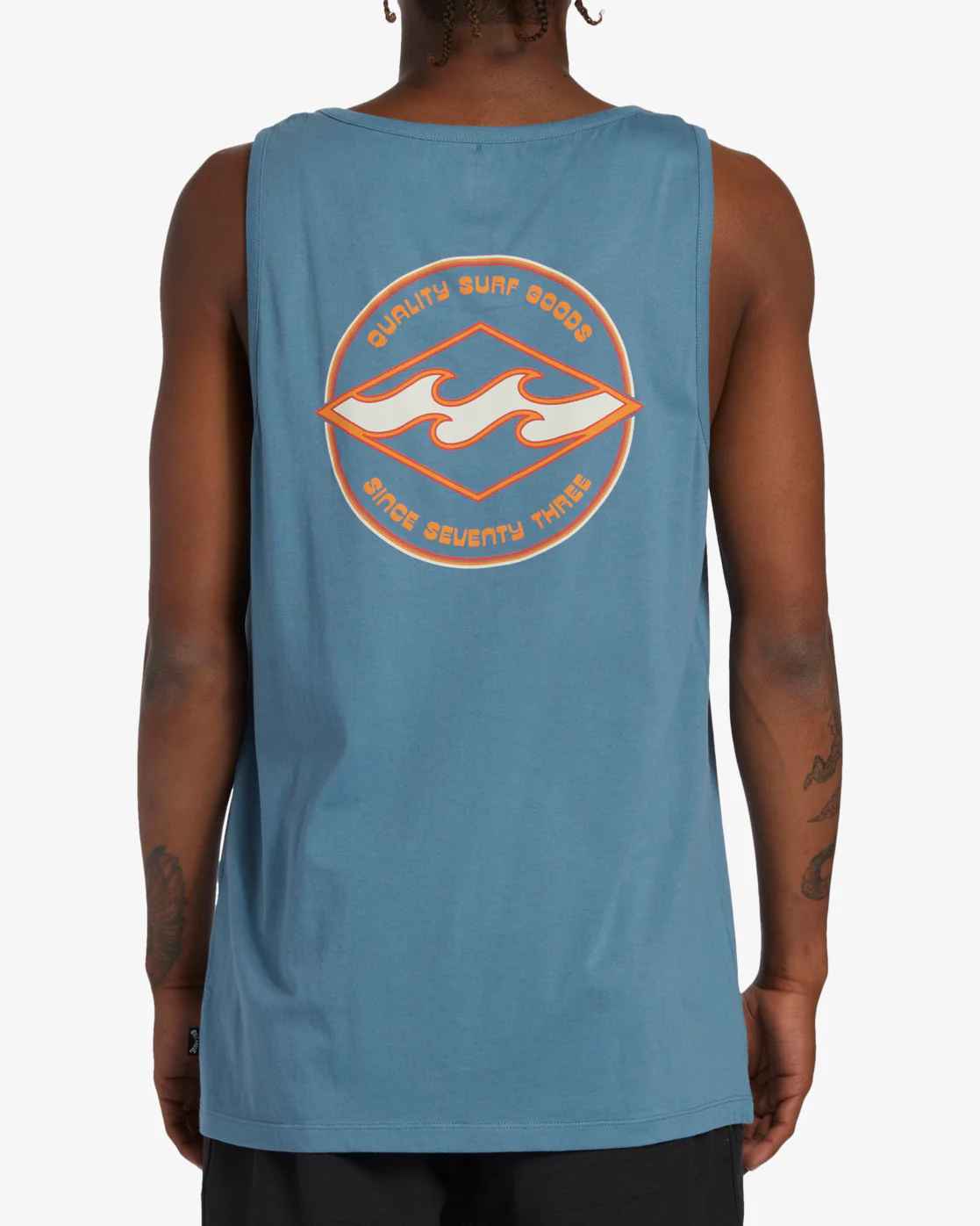 Billabong Rotor Diamond Tank - Vintage Indigo -Biliabong Outlet