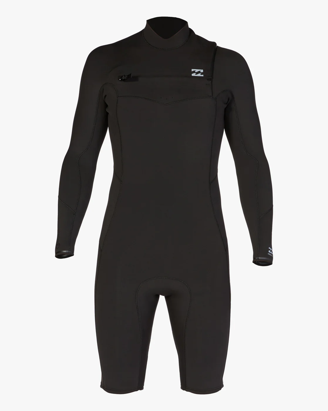 Billabong 2/2mm Absolute Long Sleeve Chest Zip Springsuit - Black -Biliabong Outlet