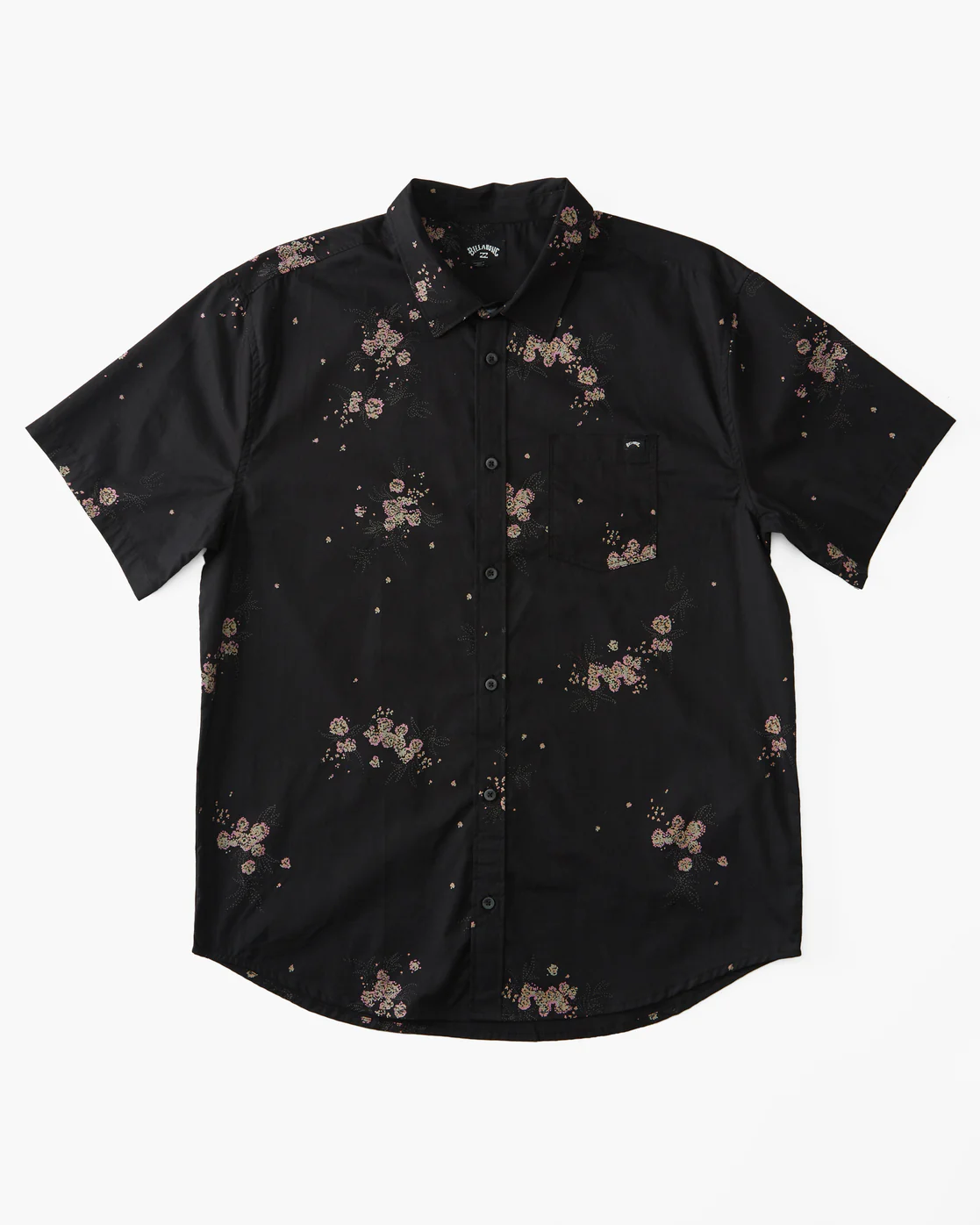 Billabong Sundays Mini Short Sleeve Shirt - Phantom -Biliabong Outlet
