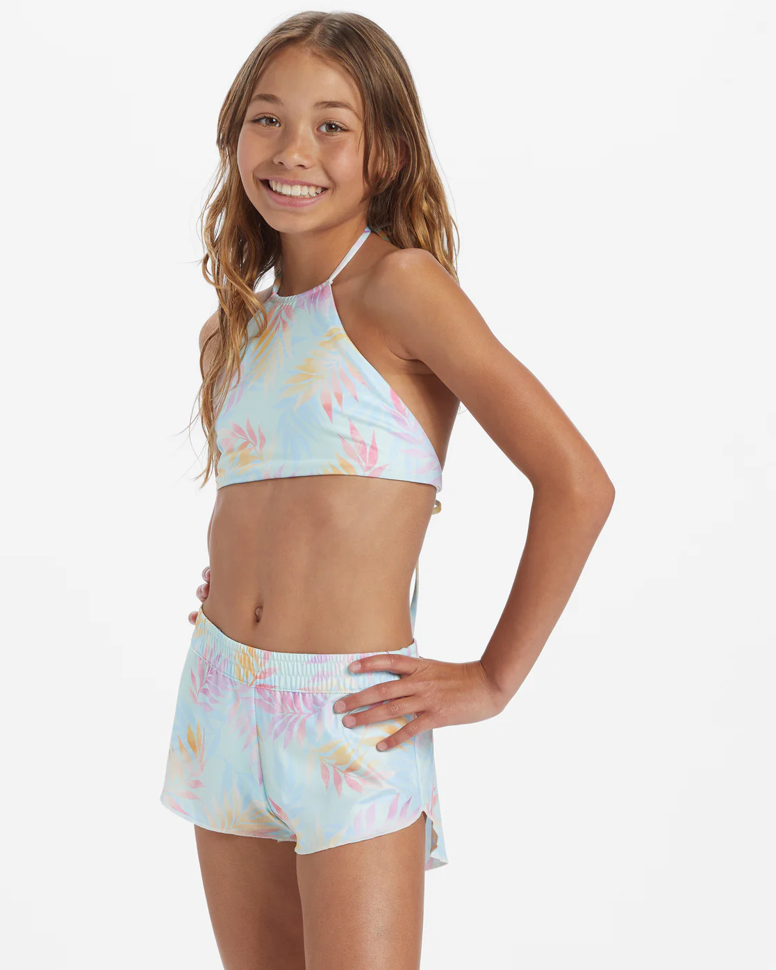 Billabong Girls Sweet Tropic Swim Short Boardshorts - Sweet Mint -Biliabong Outlet