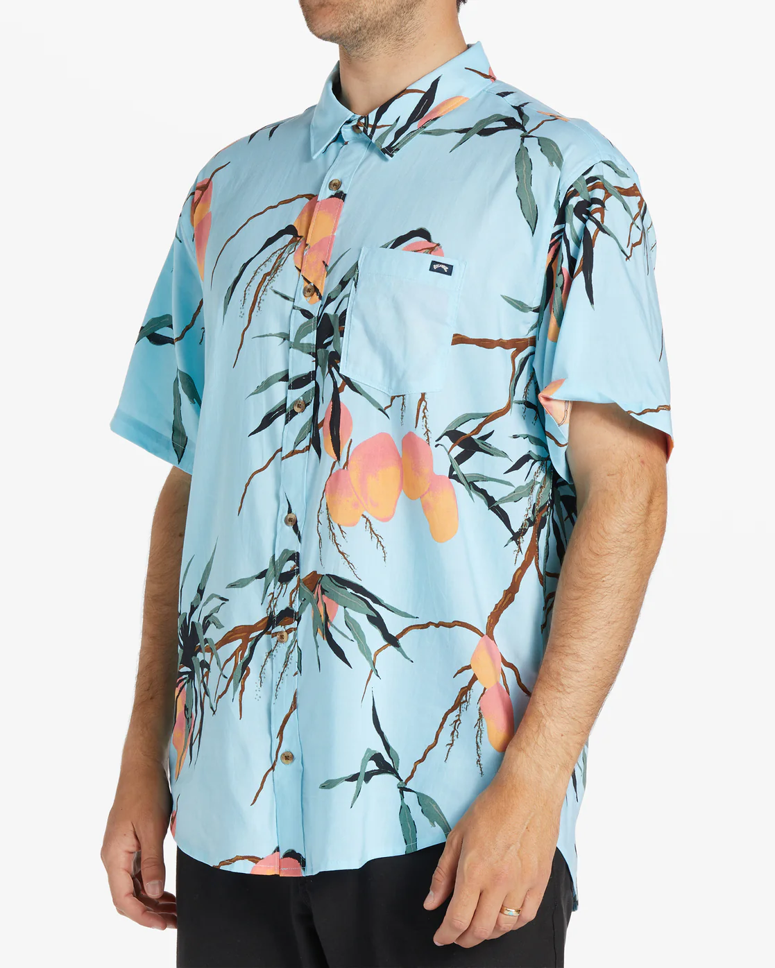 Billabong Sundays Short Sleeve Shirt - Tide Pool -Biliabong Outlet