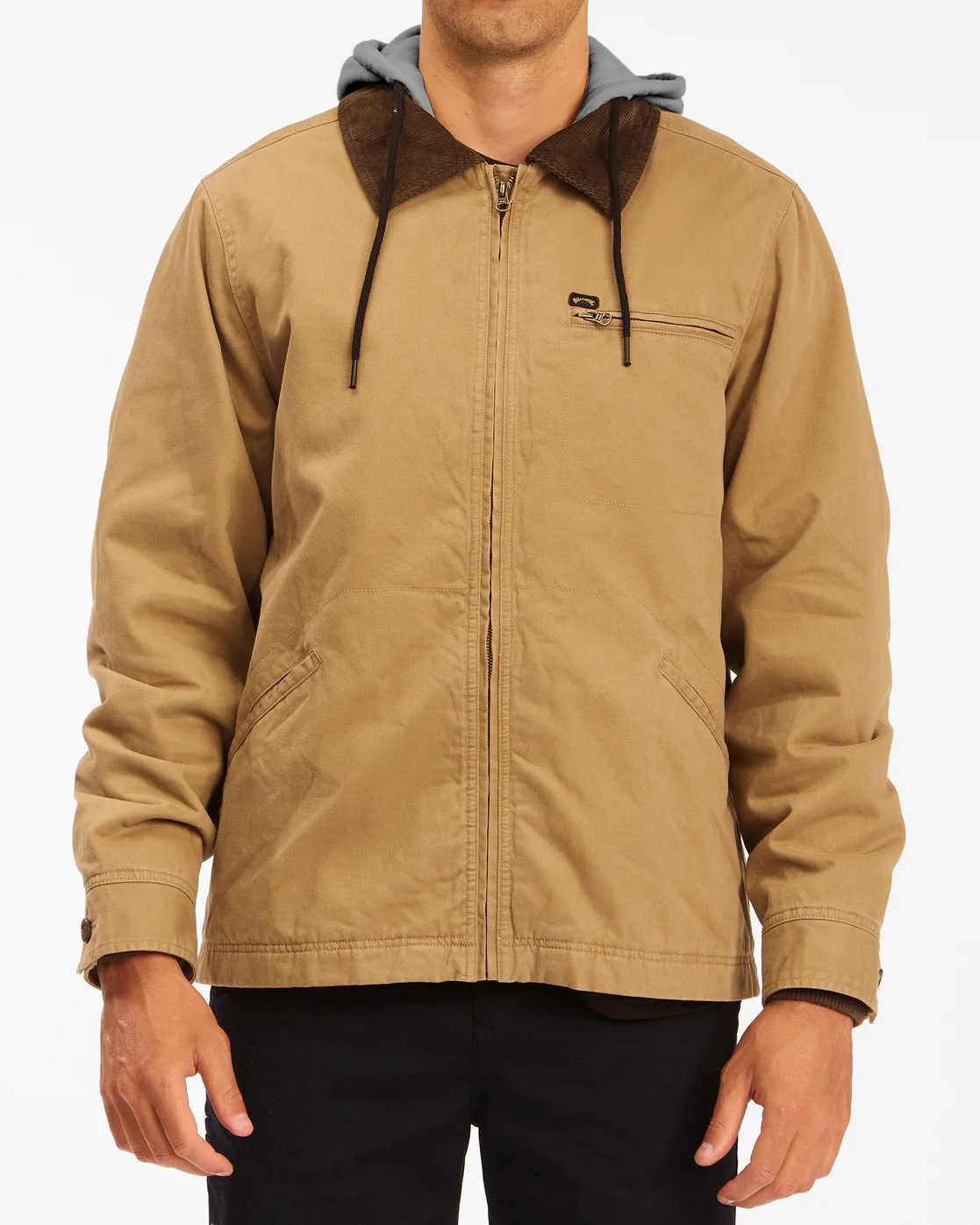 Billabong Barlow Hooded Jacket - Clay -Biliabong Outlet