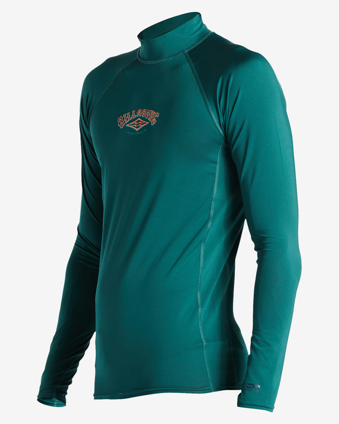 Billabong Arch Diamond Long Sleeve Upf 50 Rashguard - Dark Teal -Biliabong Outlet