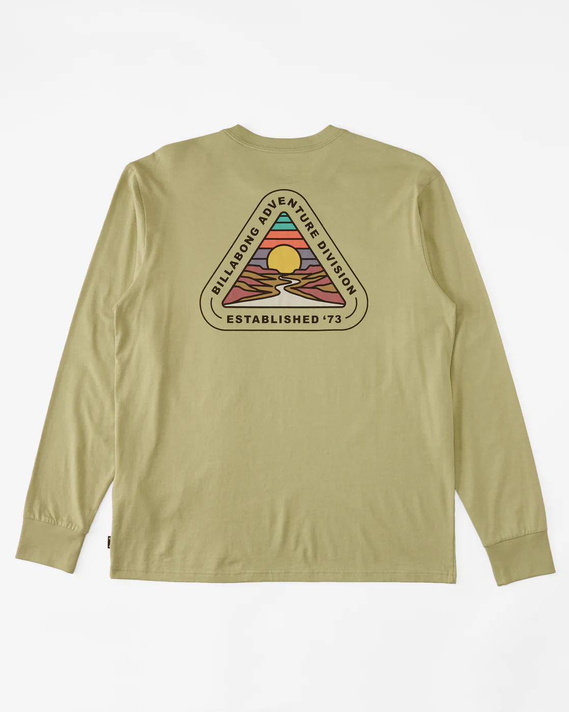 Billabong Rockies Long Sleeve T-Shirt - Light Sage -Biliabong Outlet