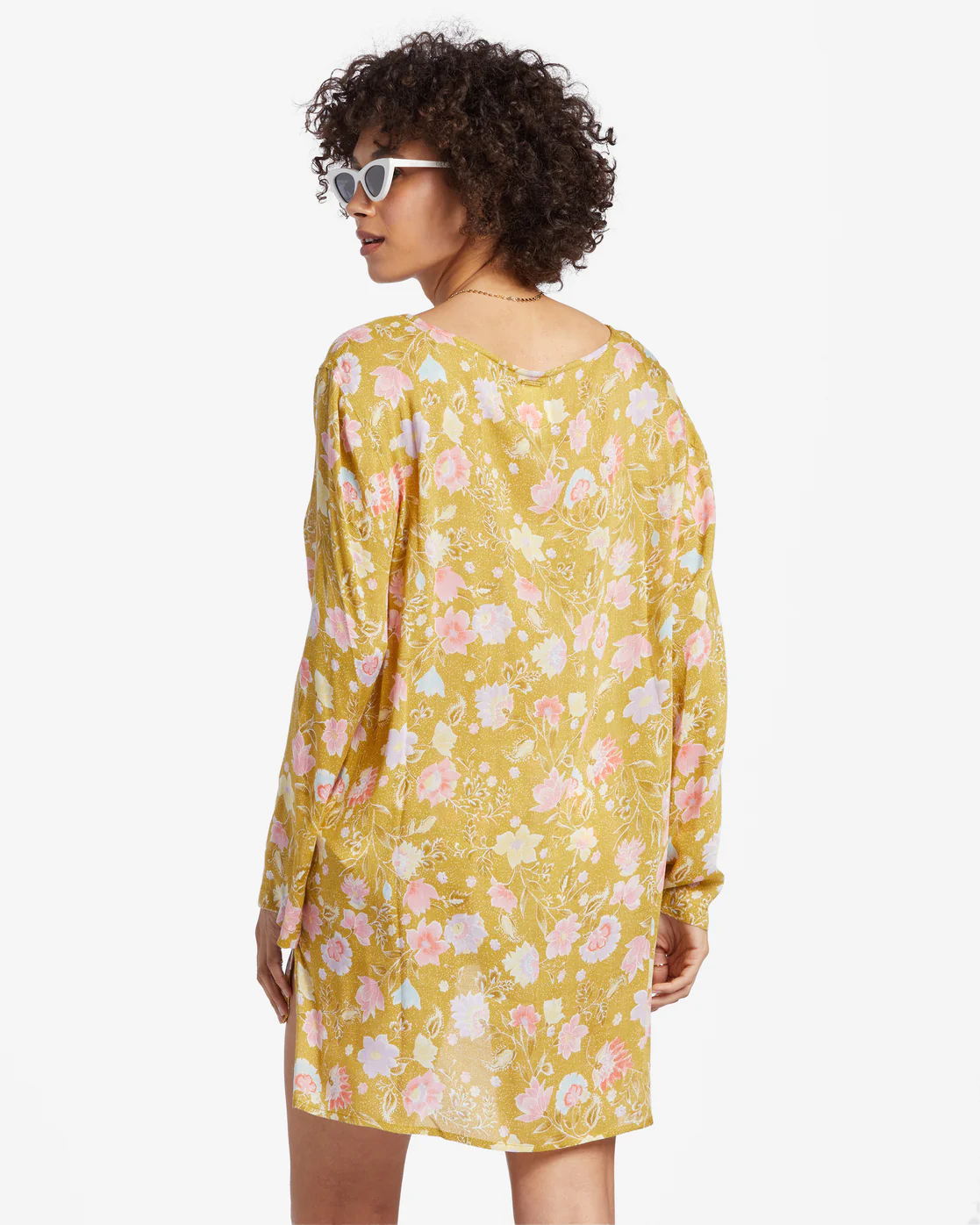 Billabong Blue Skies Gauze Beach Cover-Up - Green Envy -Biliabong Outlet