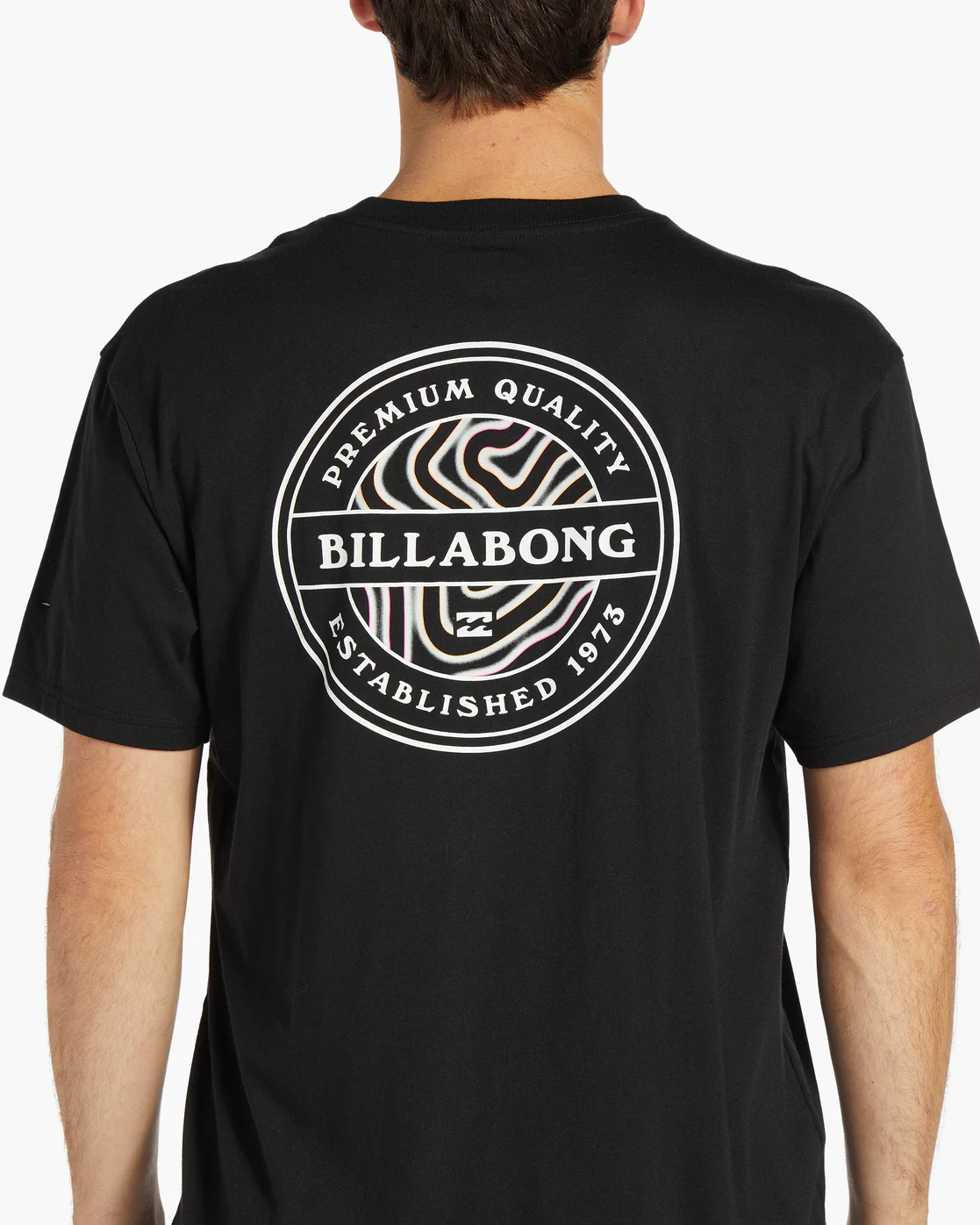 Billabong Rotor Short Sleeve T-Shirt - Black -Biliabong Outlet