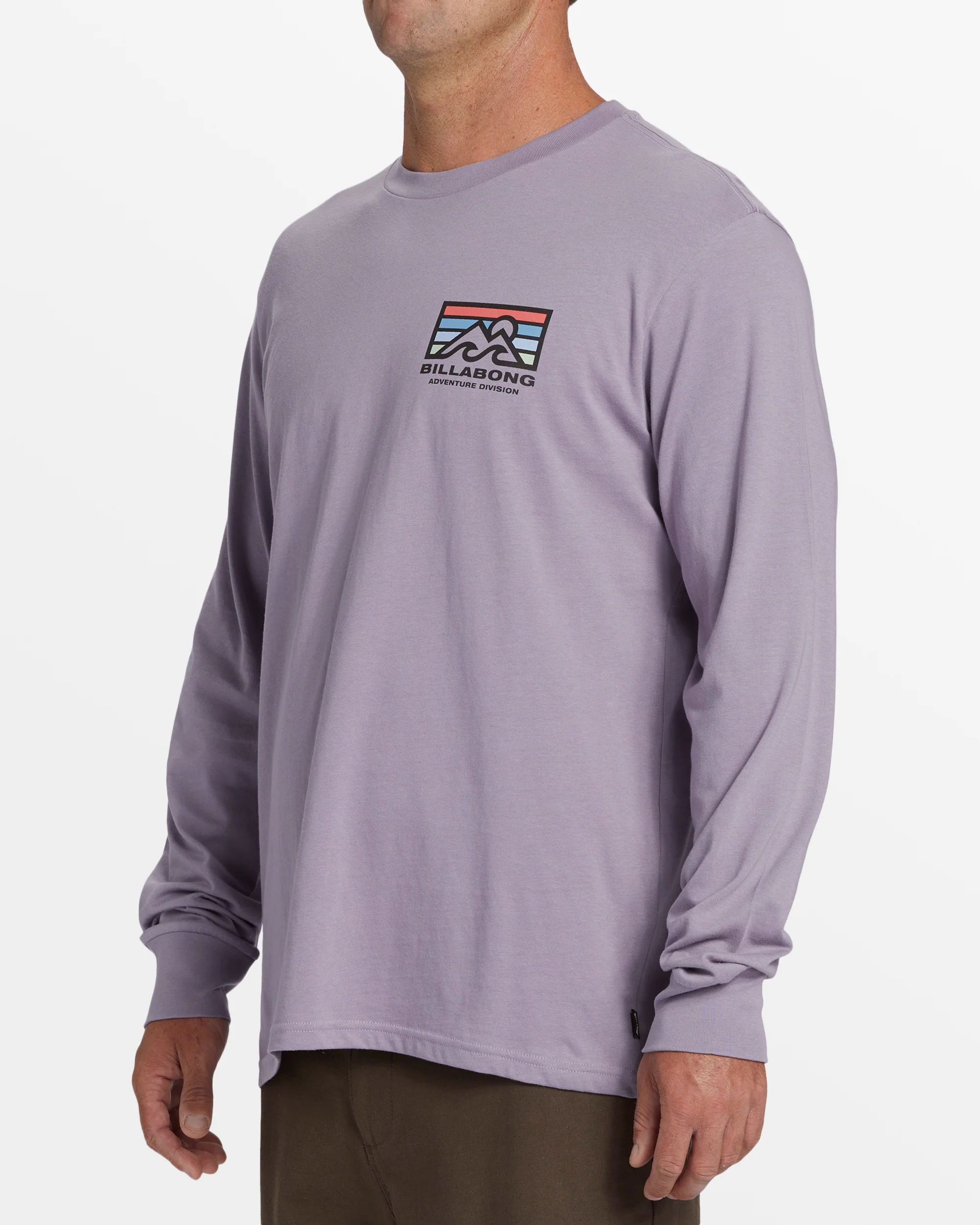 Billabong A/Div Length Long Sleeve T-Shirt - Purple Ash -Biliabong Outlet